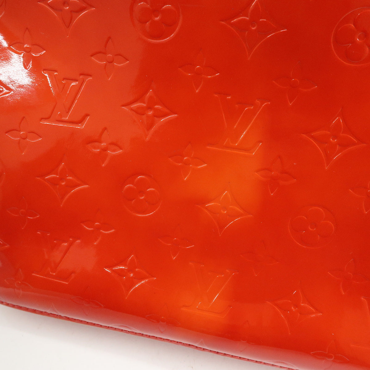 Louis Vuitton Monogram Vernis Houston Tote Bag Hand Bag Rouge M91092