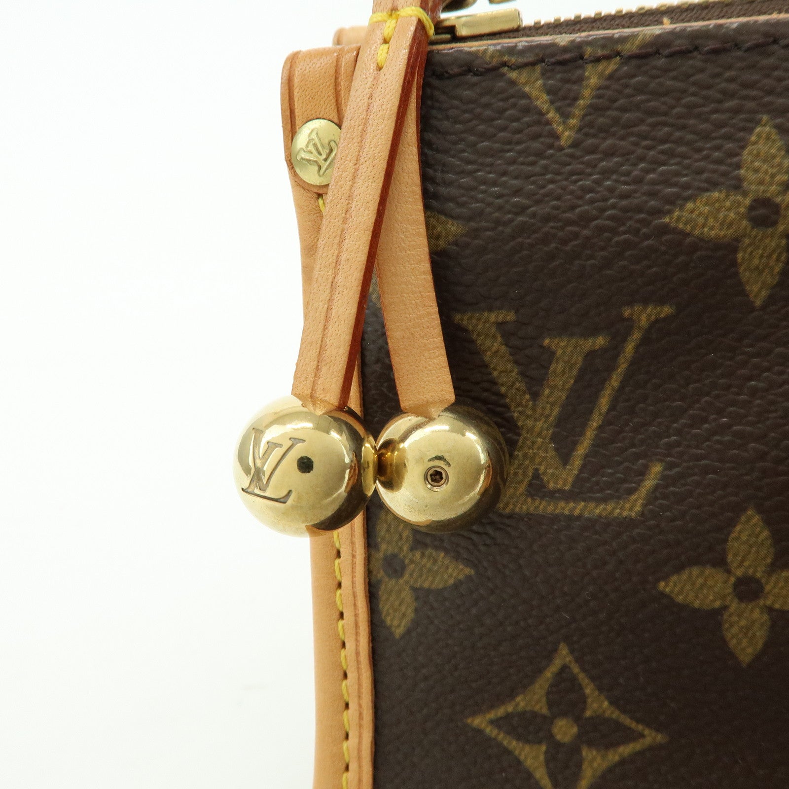 Louis Vuitton Monogram Popincourt Canvas Hand Bag Brown M40009
