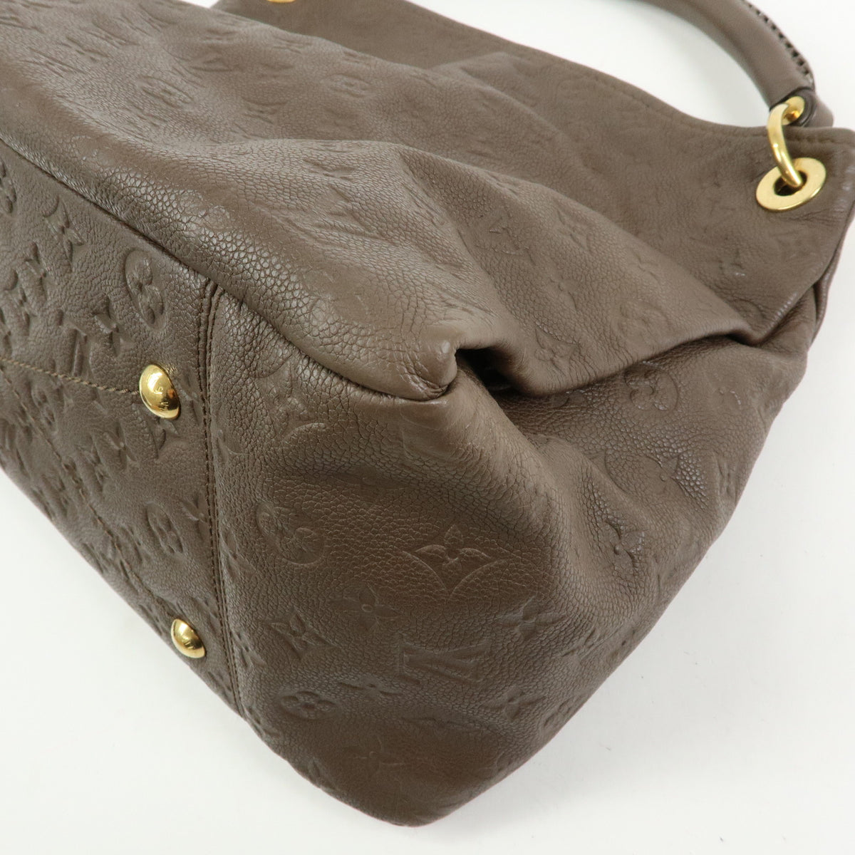 Louis Vuitton Monogram Empreinte Artsy MM Hand Bag Terre M94171