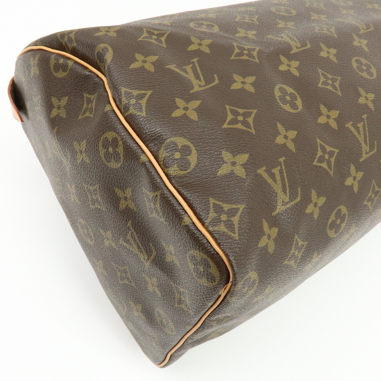 Louis Vuitton Monogram Speedy 40 Hand Bag Boston Bag Brown M41522