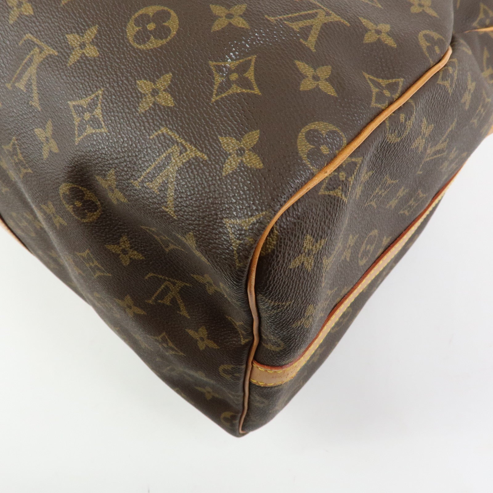 Louis Vuitton Keep All Bandouliere 55 Boston Bag Brown M41414