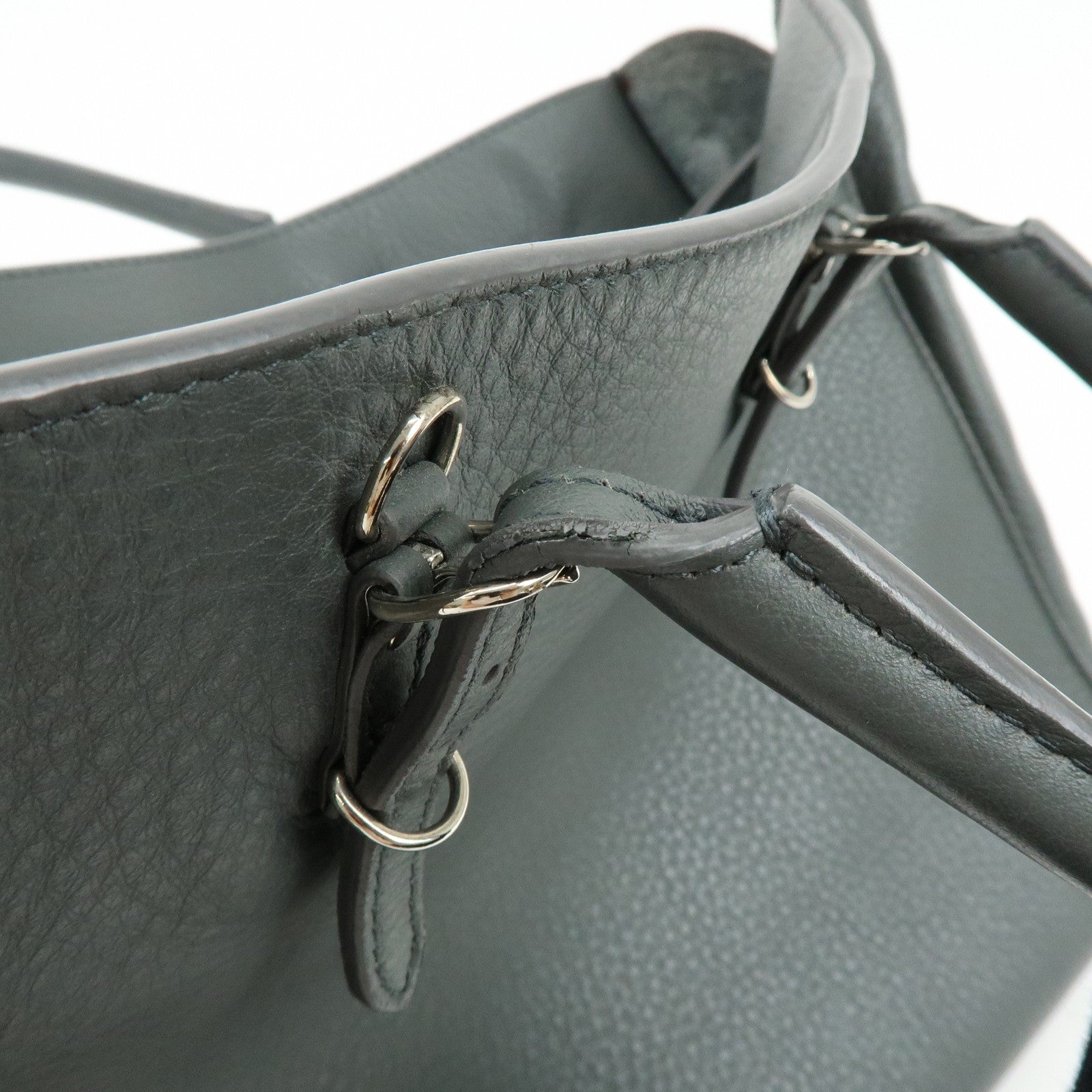 BALENCIAGA The Paper Shoulder Bag Hand Bag Grey 432596
