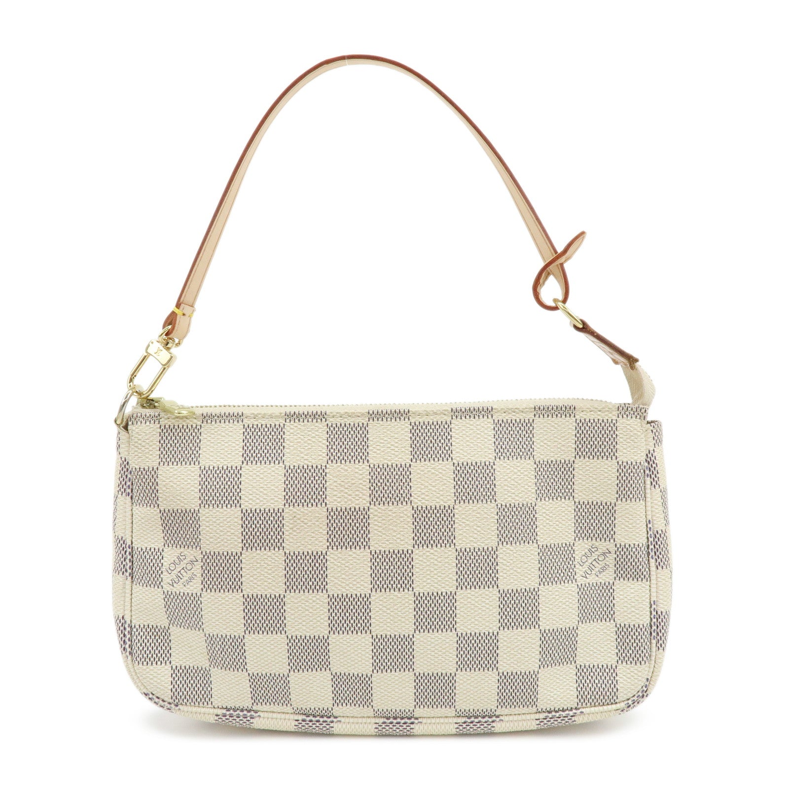 Louis Vuitton Damier Azur Pochette Accessoires Hand Bag Pouch N41207