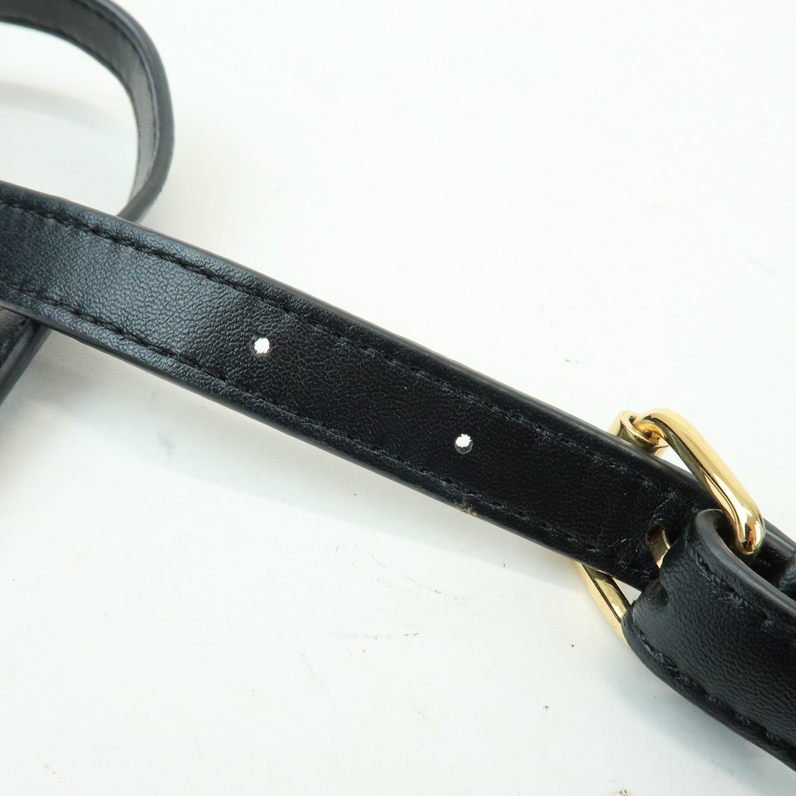 STELLA MCCARTNEY Faux Leather 2Way Bag Hand Bag Shoulder Bag Black