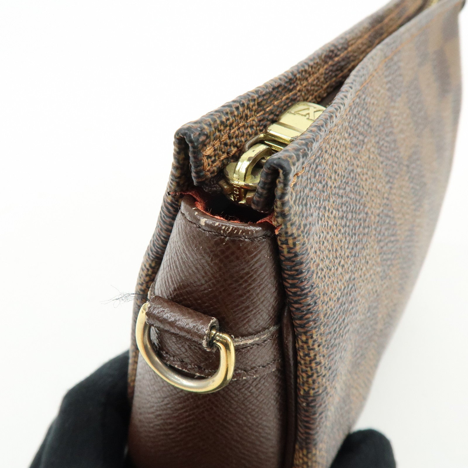 Louis Vuitton Damier Trousse Makeup Accessory Pouch Brown N51982 Lot