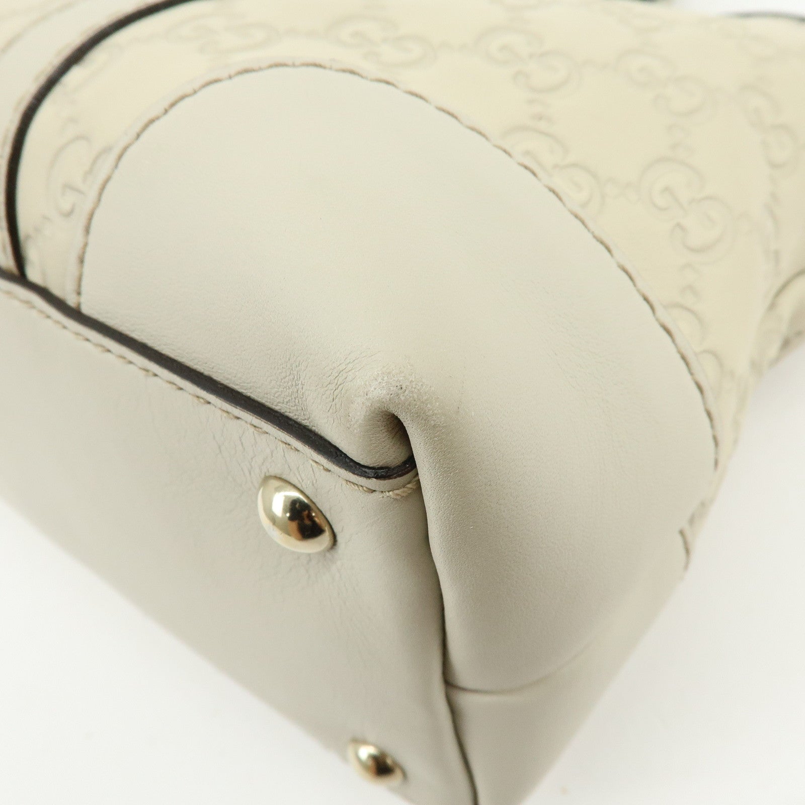 GUCCI Interlocking G Lovely Heart Guccissima Leather Tote Bag 257069