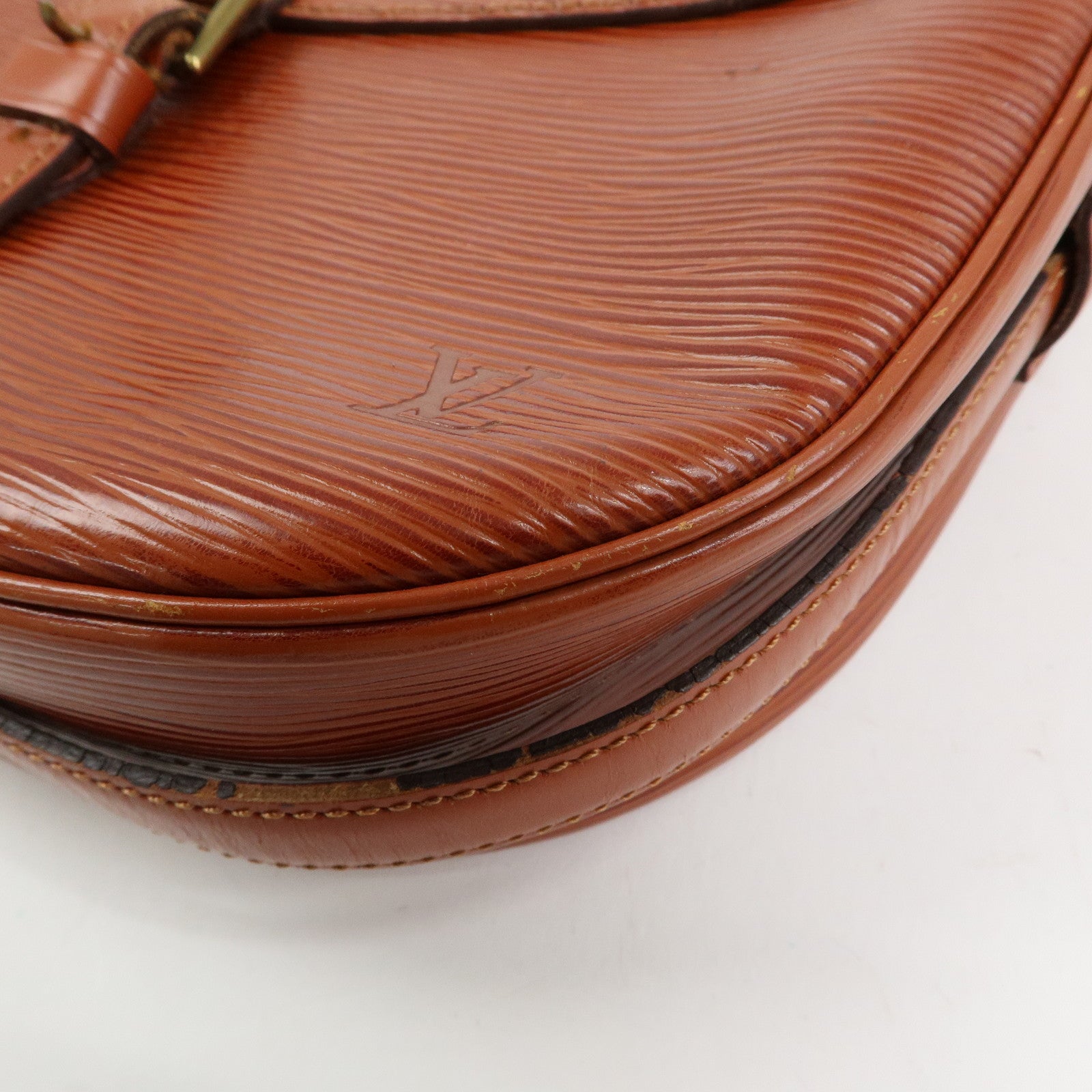 Louis Vuitton Epi Jeune Fille Shoulder Bag Kenya Brown M52153