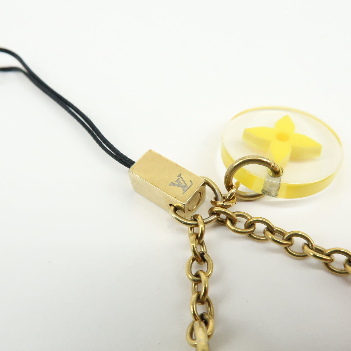 Louis Vuitton Plastic Bijou Telephone Fleurs Key Holder M65108