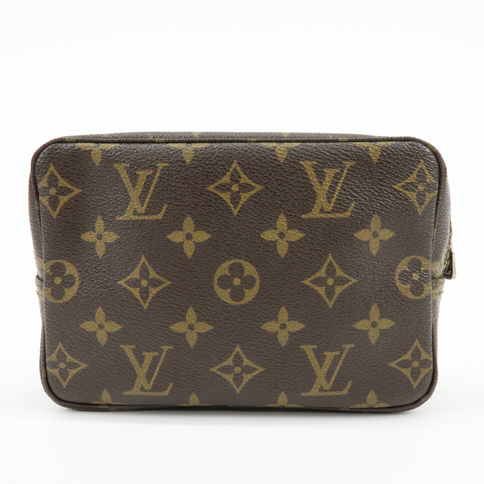 Louis Vuitton Monogram Canavs Trousse Toilette 18 Pouch Brown