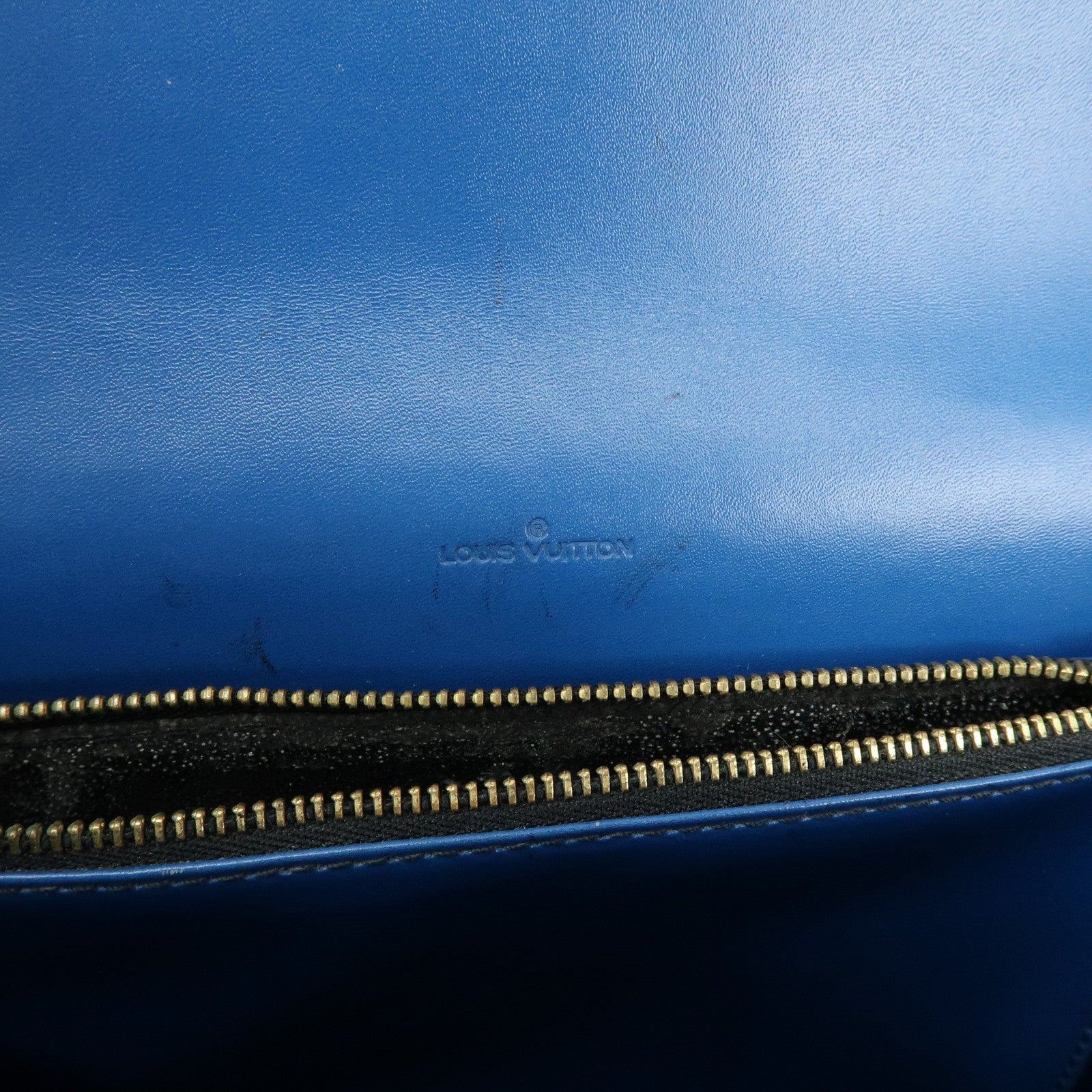 Louis Vuitton Free Run Epi Leather Shoulder Bag Noir Blue M52415