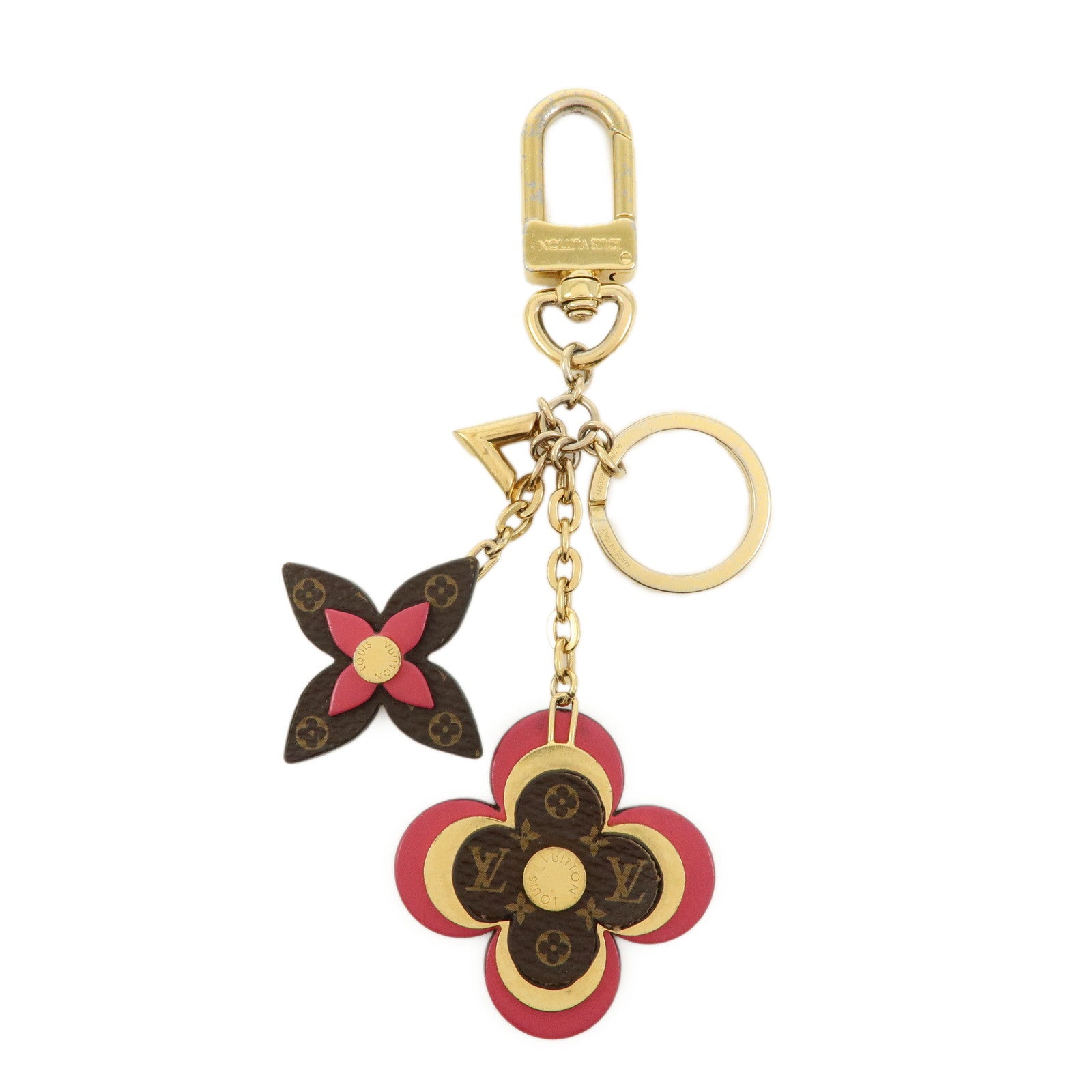 Louis Vuitton Porte Cles Blooming Flower Bag Charm Key Chain M63084
