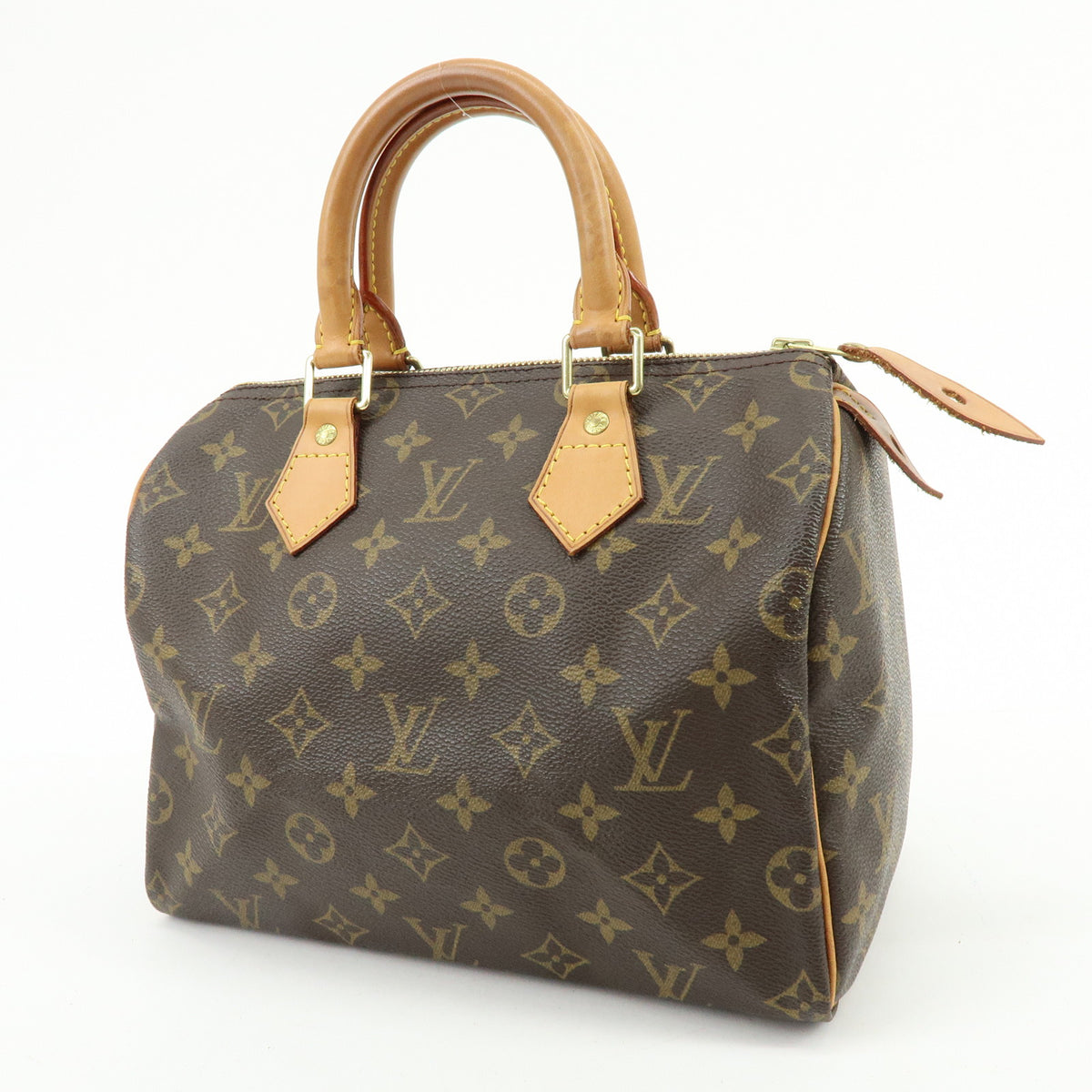 Louis Vuitton Monogram Speedy 25 Boston Bag Hand Bag Brown M41528