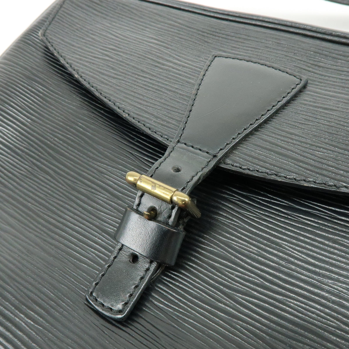 Louis Vuitton Epi Leather Jeune Fille Shoulder Bag Noir M52152