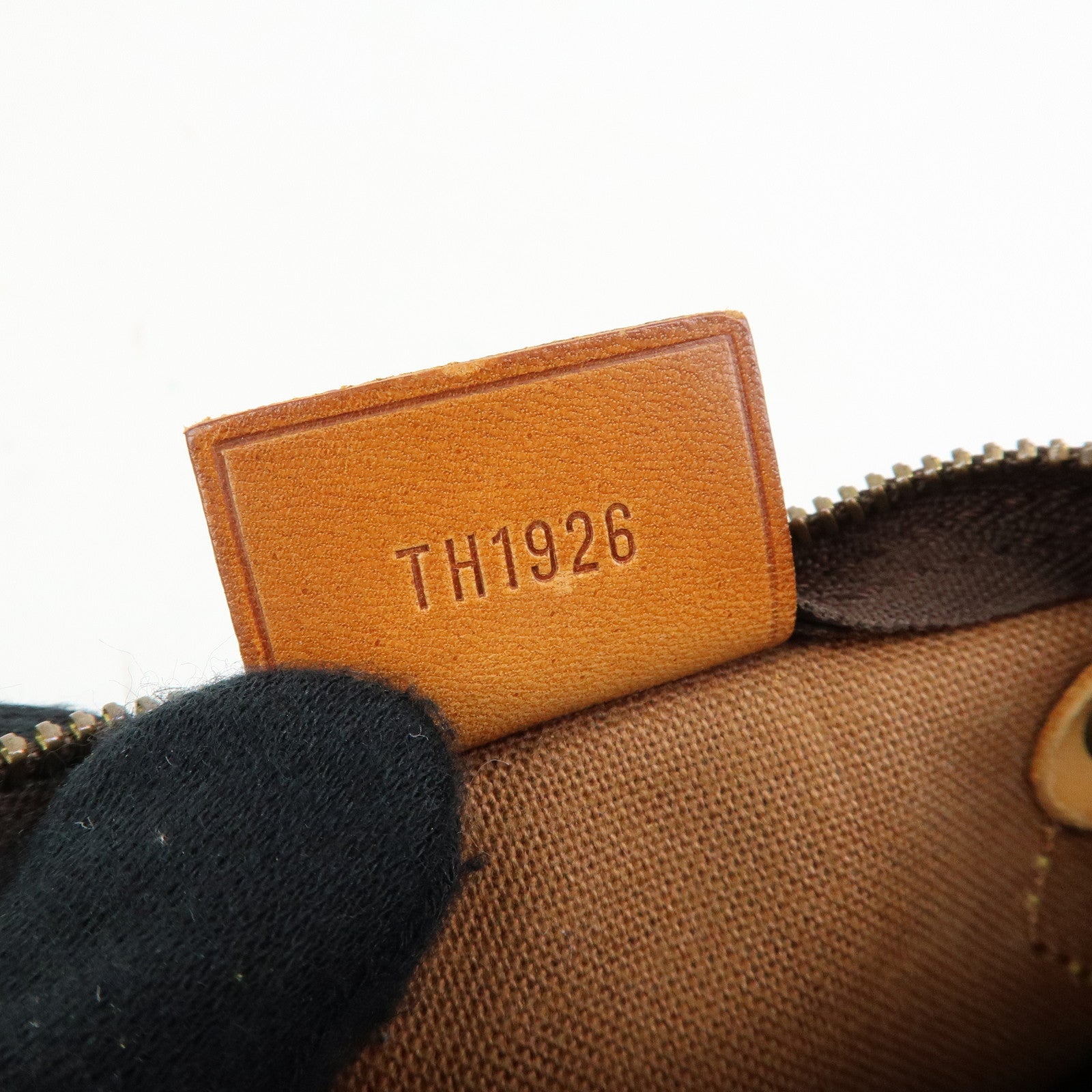 Louis Vuitton Monogram Mini Speedy Shoulder Hand Bag Brown M41534