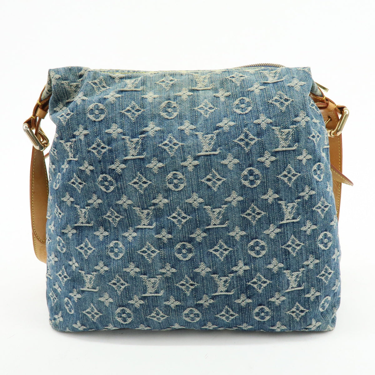 Louis Vuitton Monogram Denim Baggy GM Shoulder Bag Blue M95048
