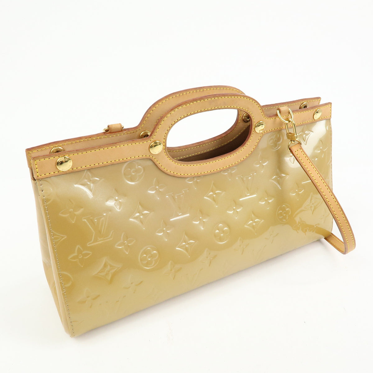 Louis Vuitton Monogram Vernis Roxbury Drive 2Way Bag Noisette M91372