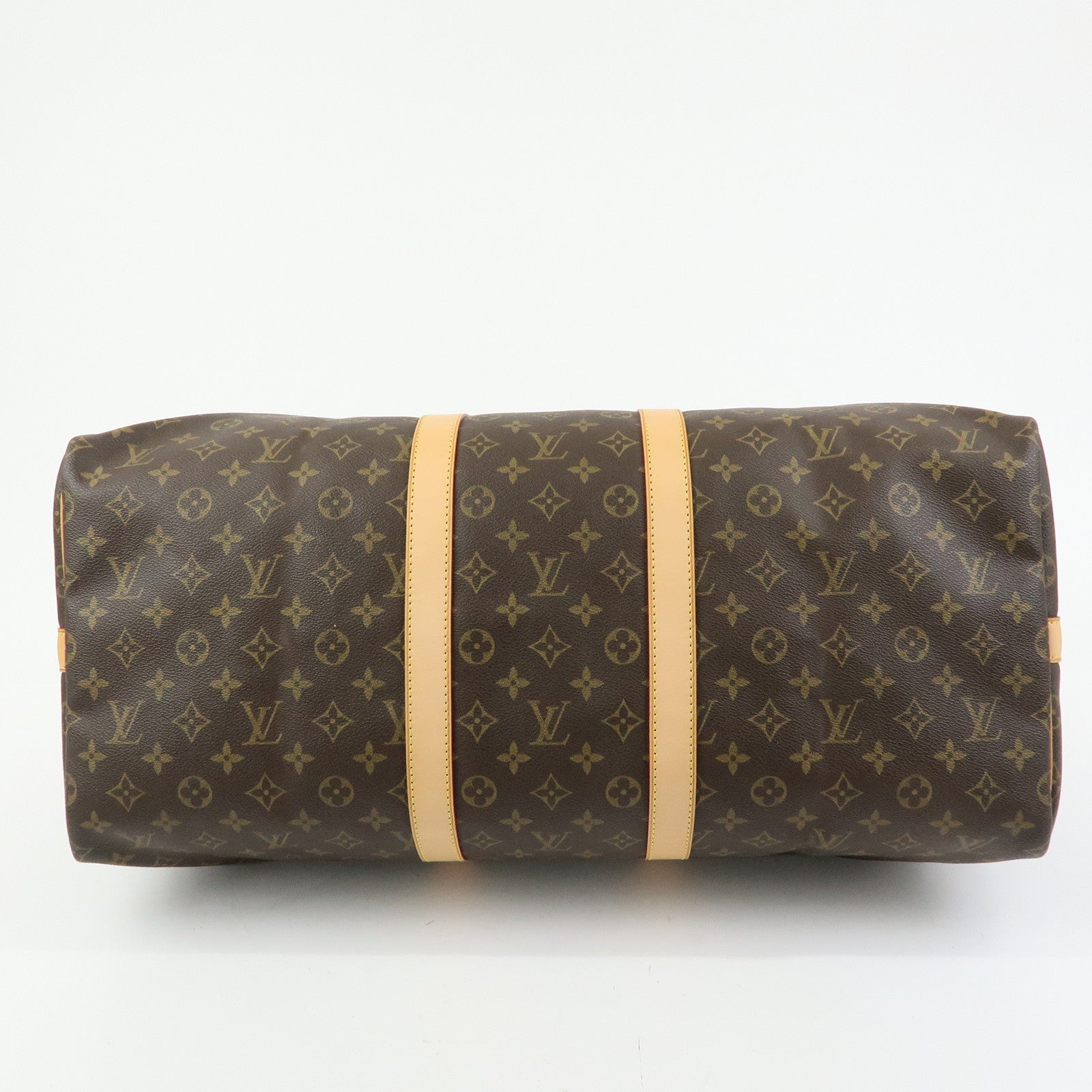 Louis Vuitton Monogram Keep All Bandouliere 55 Boston Bag M41414