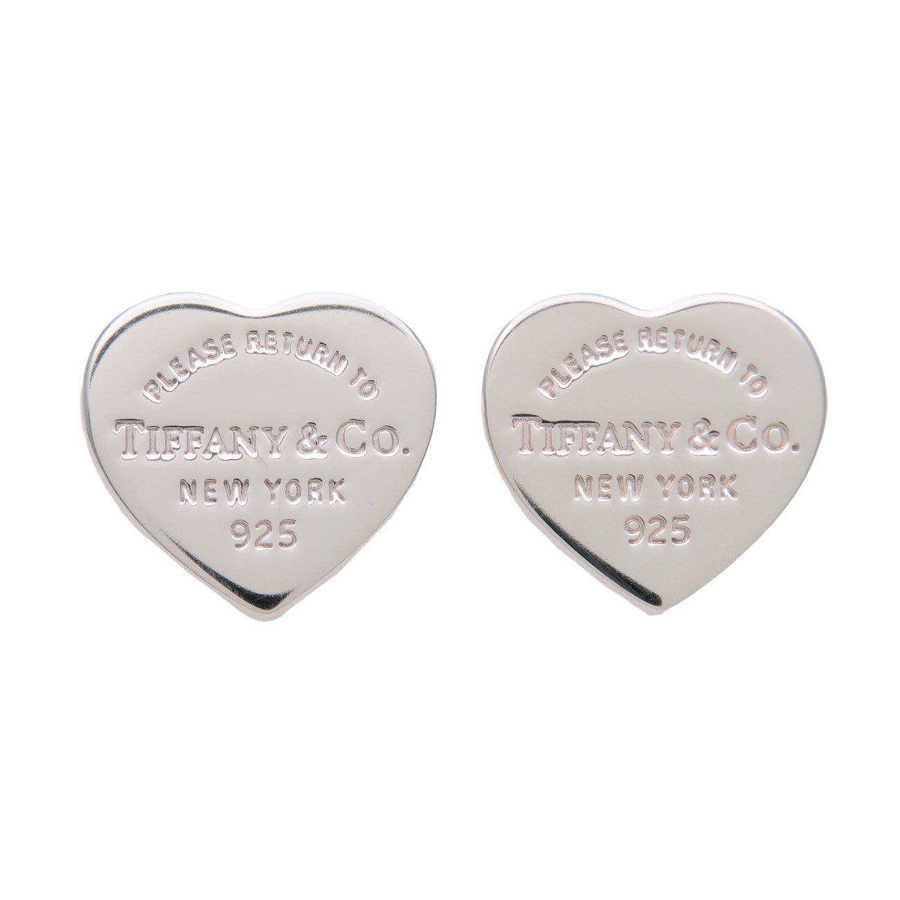 Tiffany & Co Return to Tiffany Mini Heart Tag Stud Earrings SV925