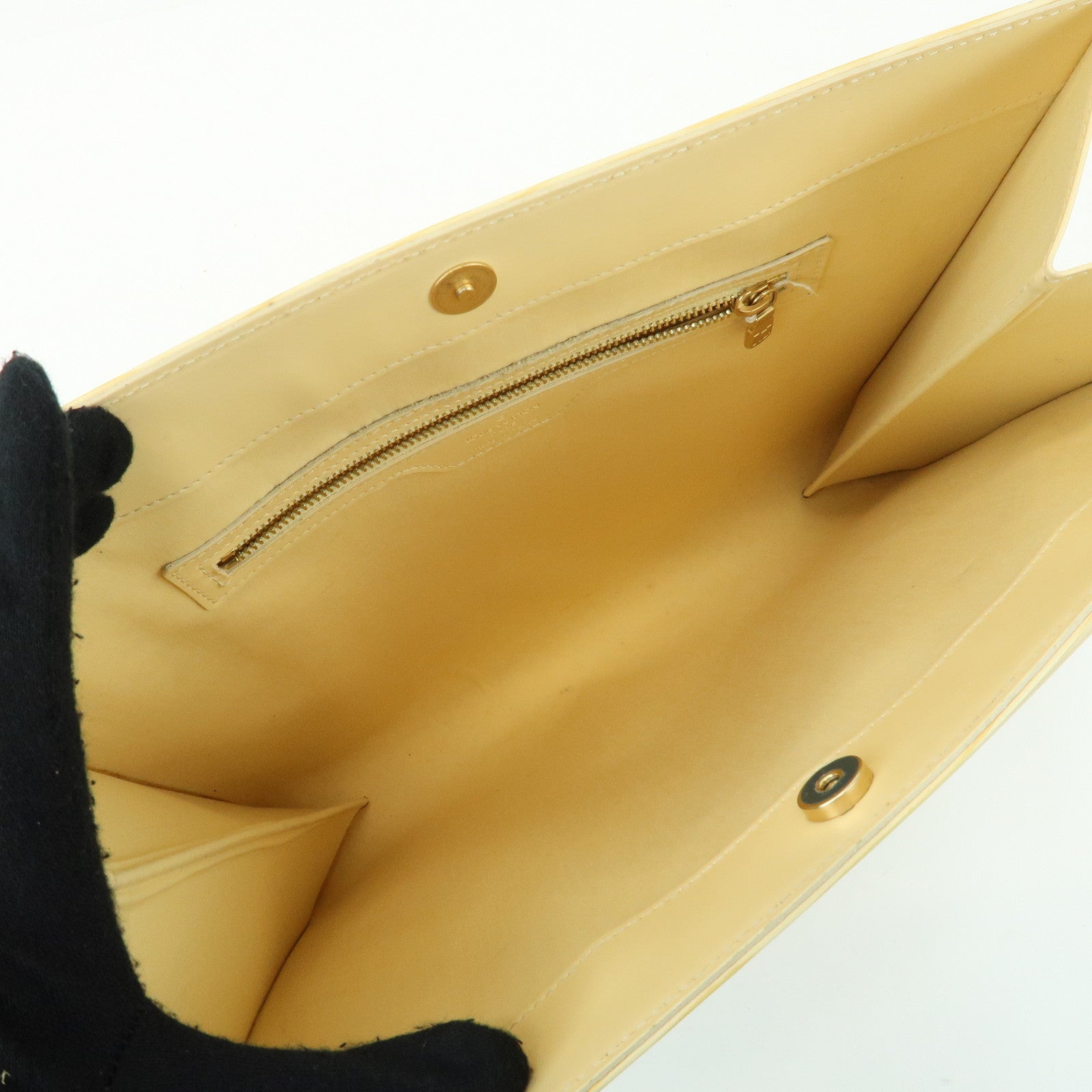 Louis Vuitton Epi Leather Saint Tropez Shoulder Tote Bag Vanilla