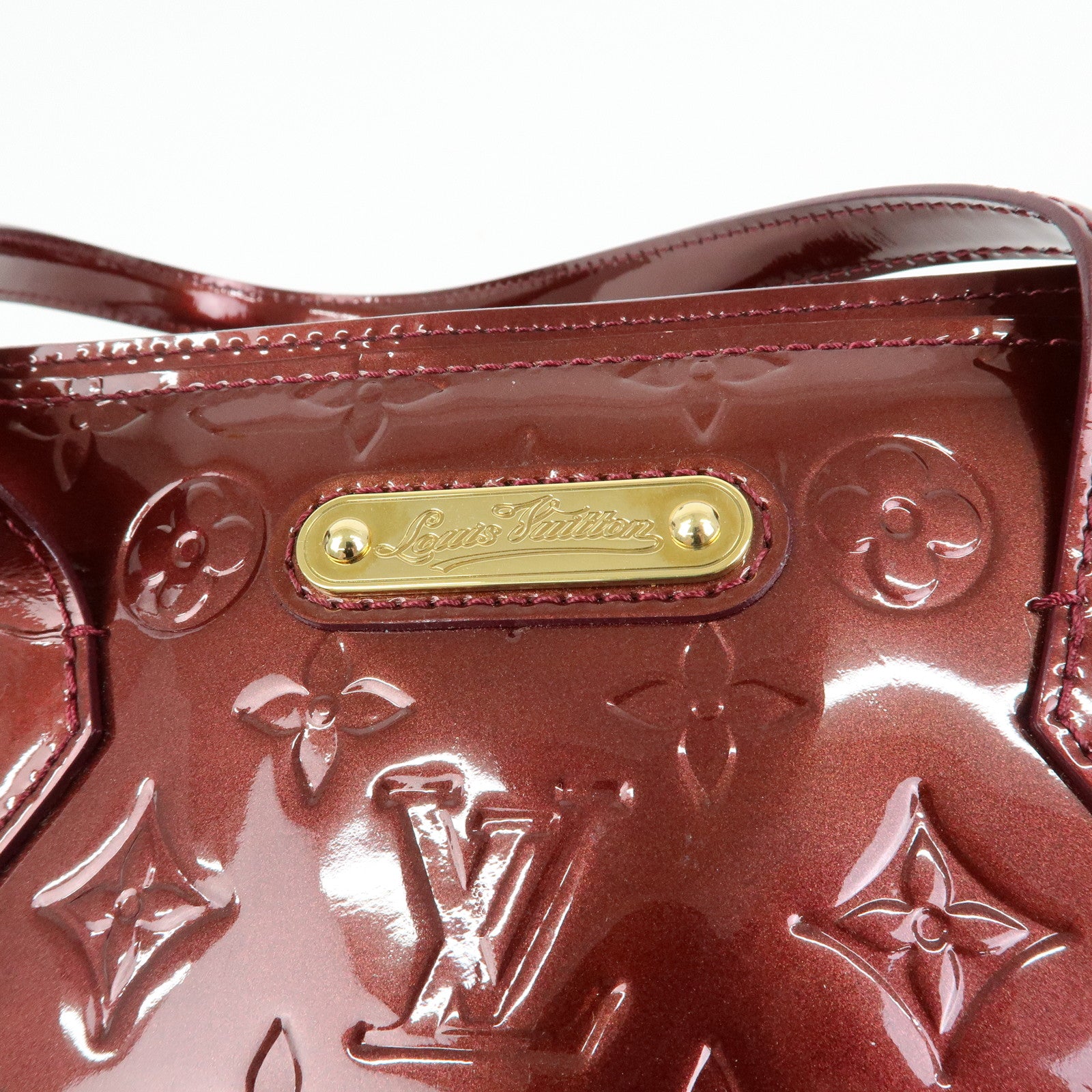 Louis Vuitton Monogram Vernis Leather Wilshire MM Tote Bag M91646