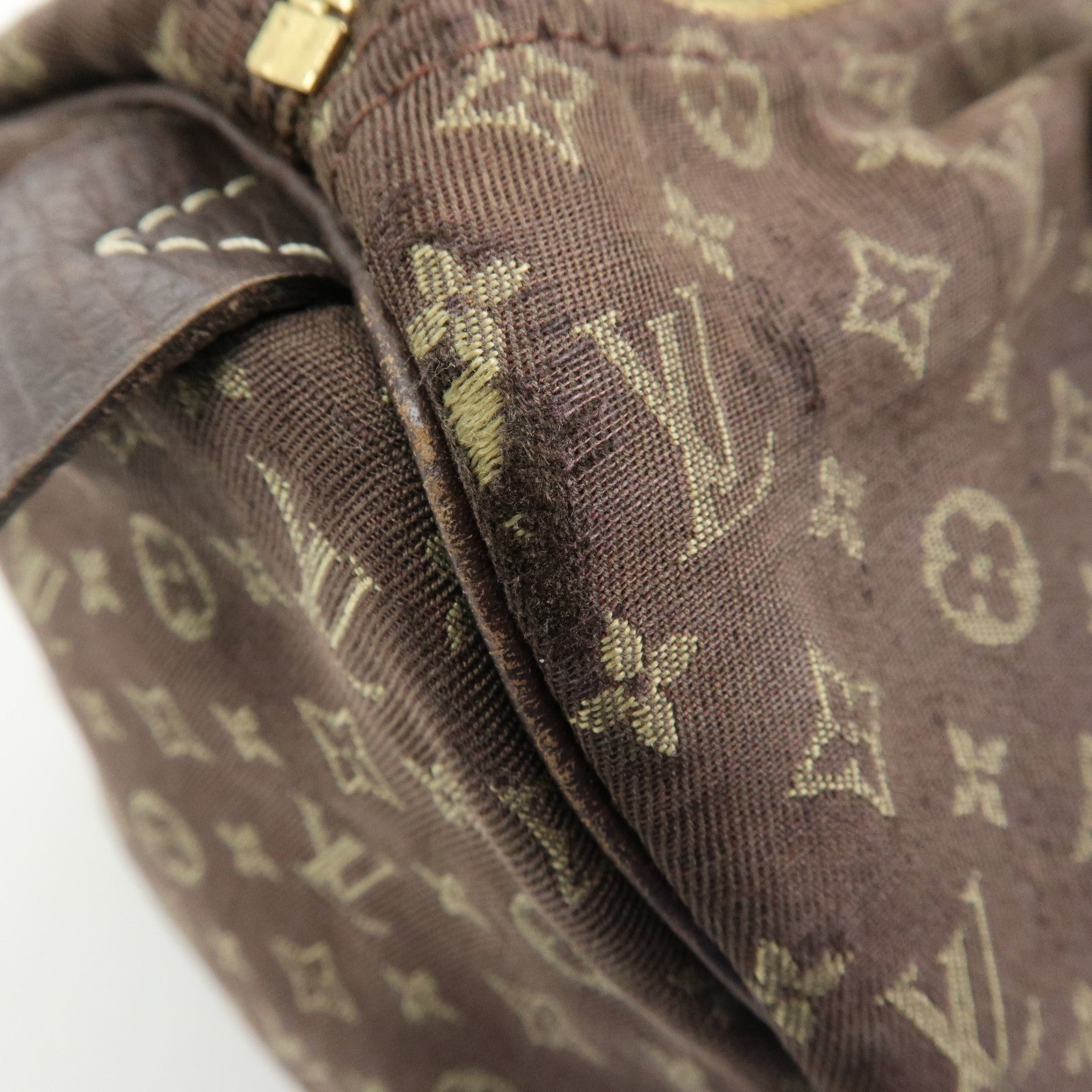 Louis Vuitton Monogram Mini Lin Speedy 30 Boston Bag Ebene M95224