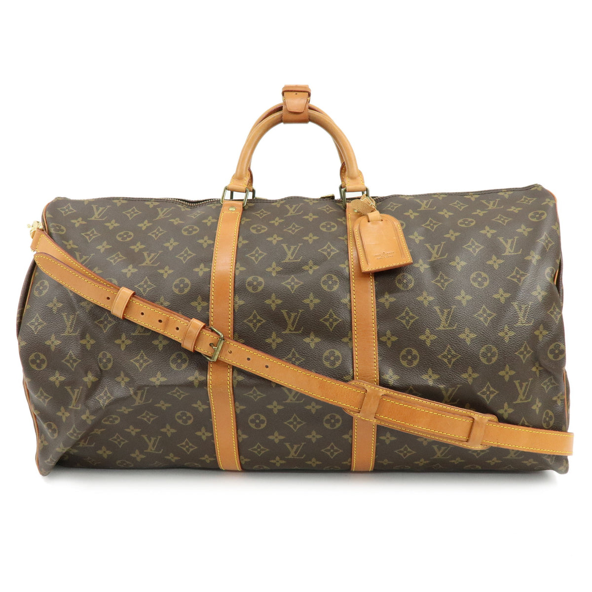 Louis Vuitton Monogram Keep All Bandouliere 60 Boston Bag M41412