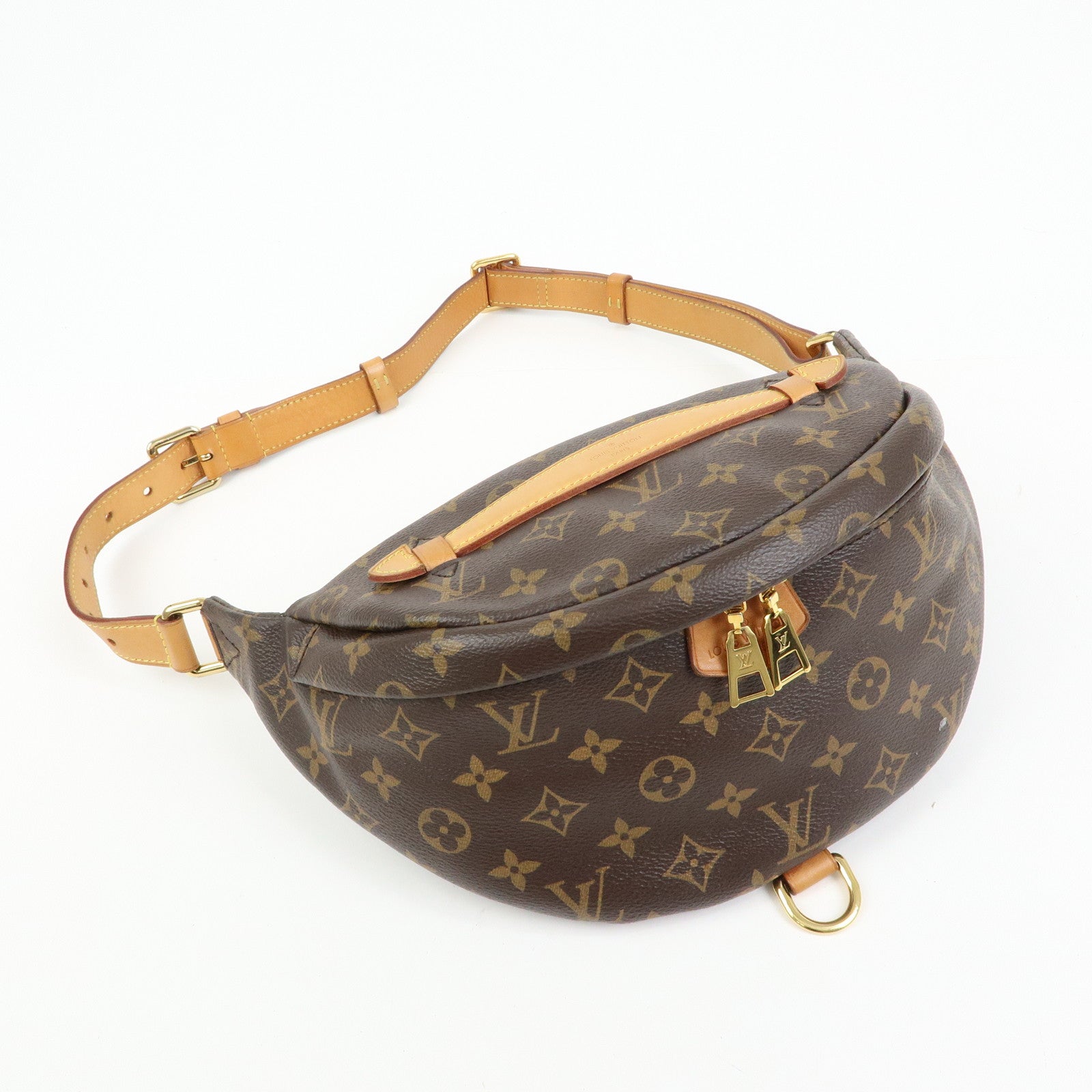 Louis Vuitton Monogram Bumbag Crossbody Shoulder Bag Brown M43644