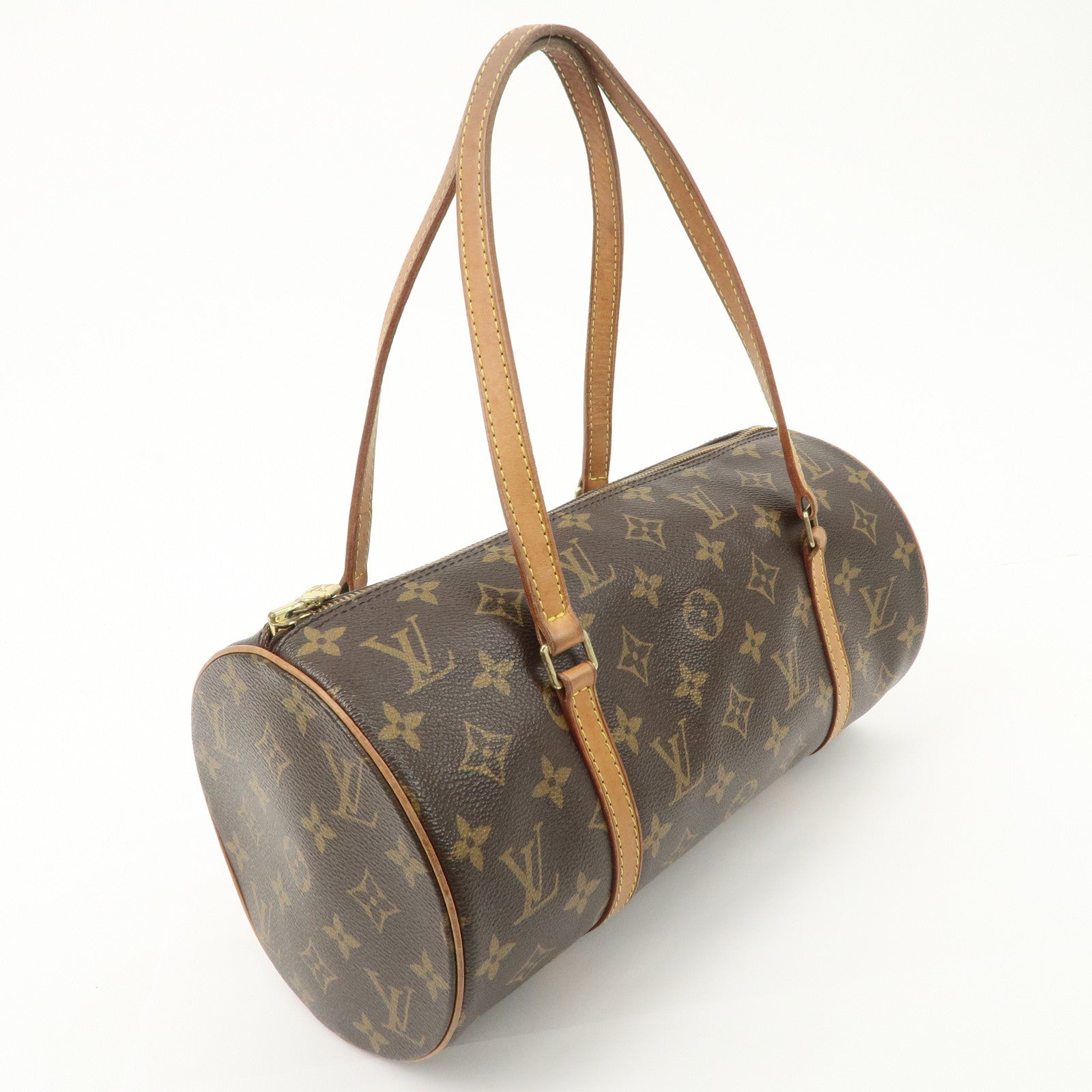 Louis Vuitton Monogram Papillon 30 Hand Bag New Style M51385 Used