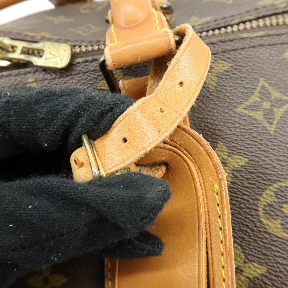 Louis Vuitton Monogram Keep All Bandouliere 60 Boston Bag M41412