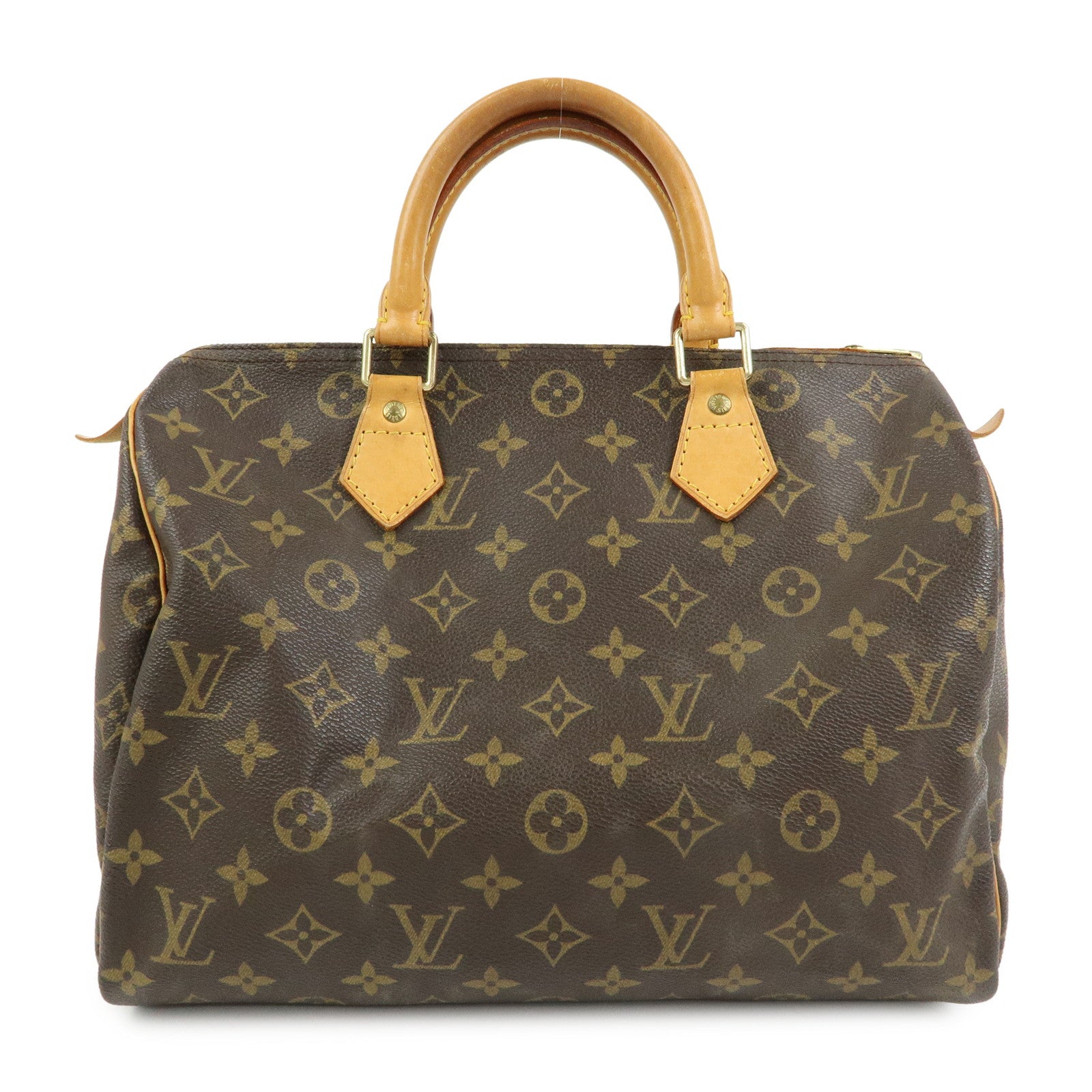 Louis Vuitton Monogram Speedy 30 Boston Bag Hand Bag Brown M41526