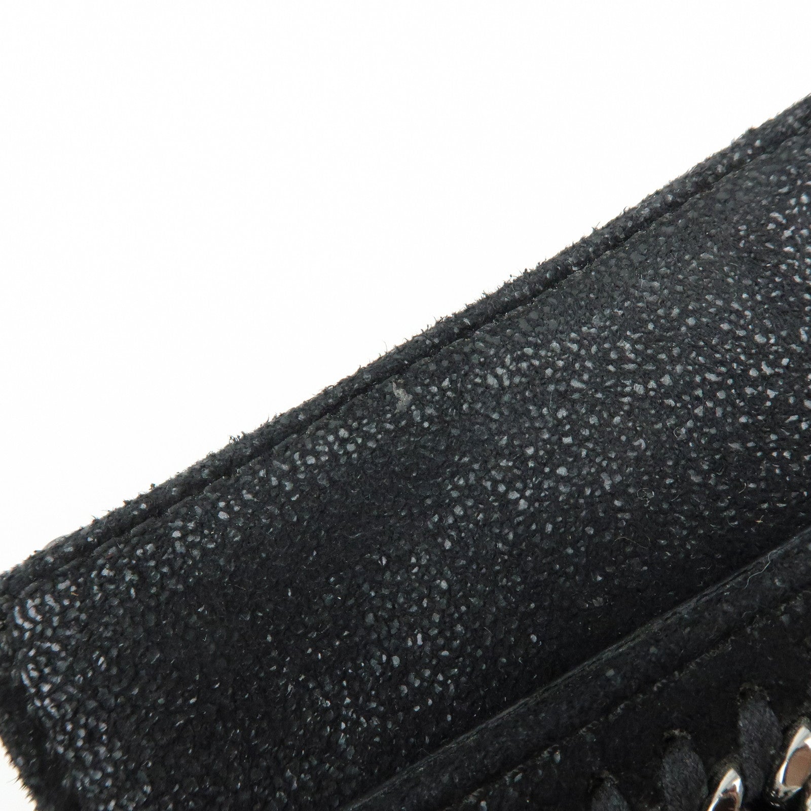 STELLA MCCARTNEY Polyester Chain Shoulder Bag Crossbody Bag Black