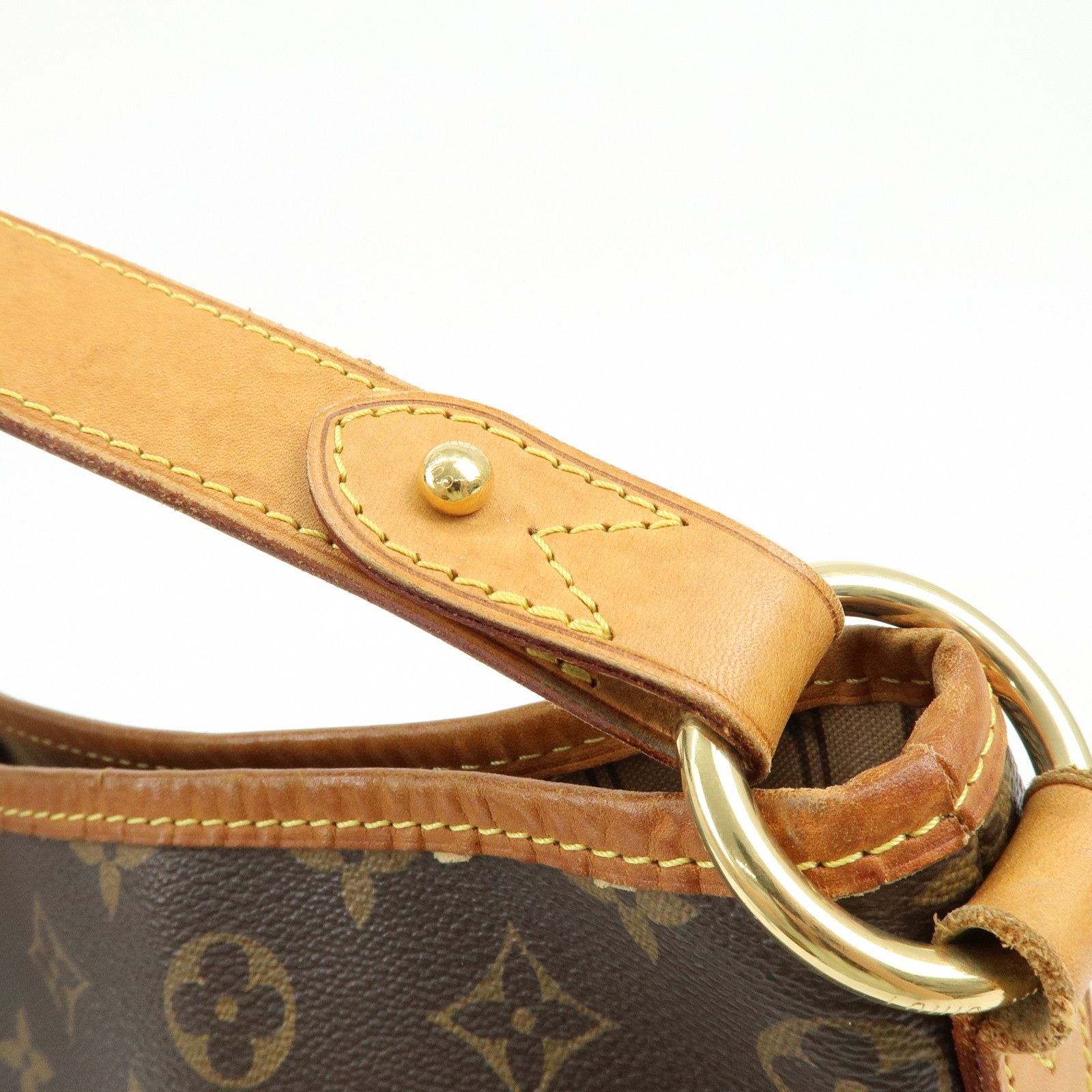 Louis Vuitton Monogram Delightful PM Shoulder Bag Brown M40352