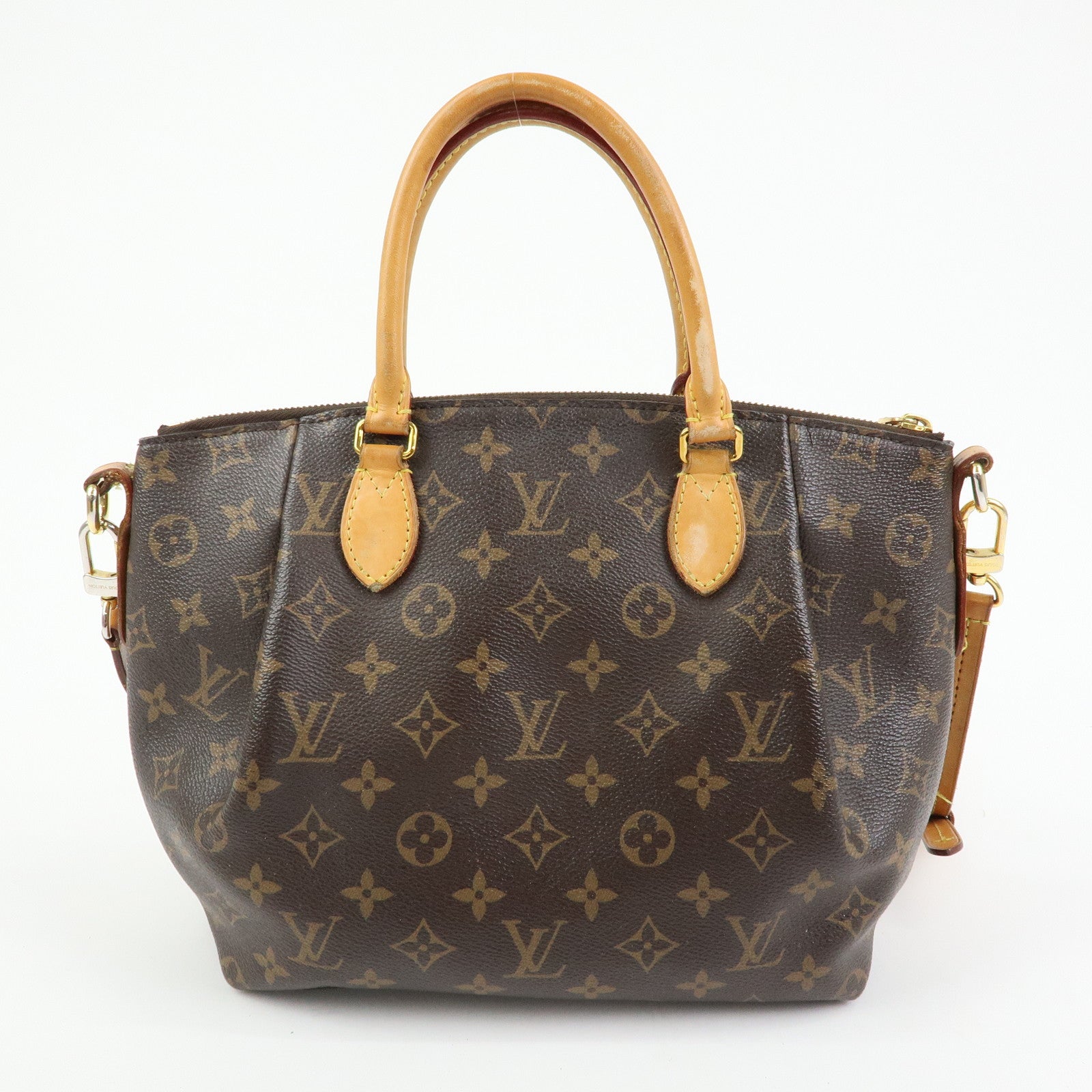 Louis Vuitton Monogram Turenne PM 2Way Bag Hand Bag Brown M48813