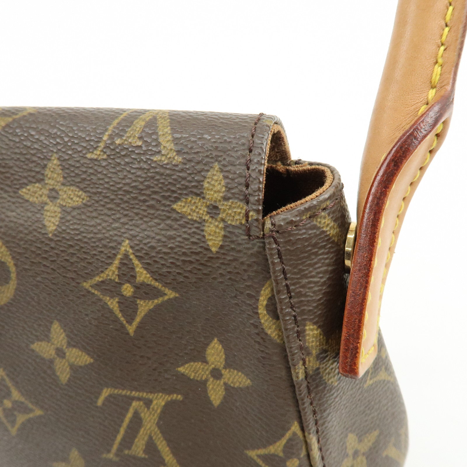 Louis Vuitton Monogram Mini Looping Shoulder Bag Brown M51147