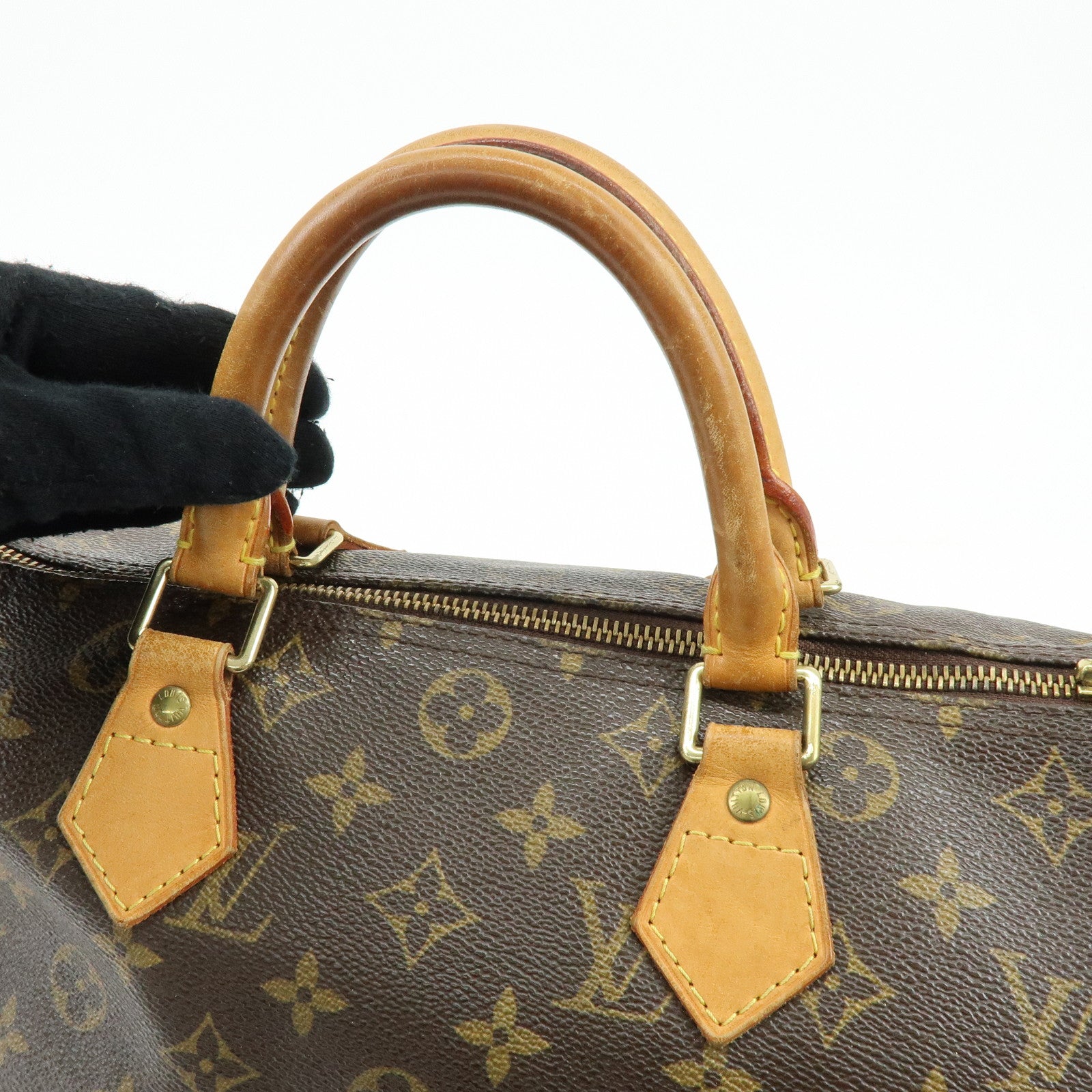 Louis Vuitton Monogram Speedy 30 Boston Bag Hand Bag Brown M41526