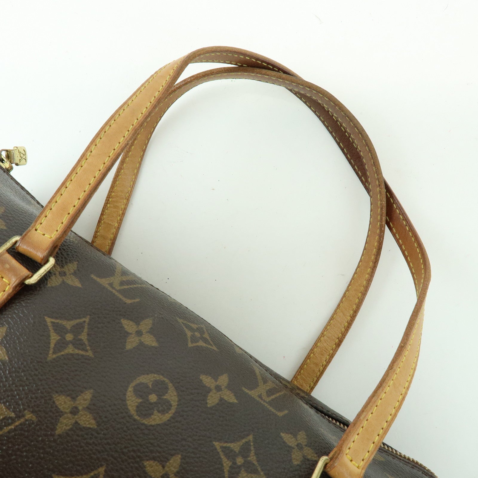 Louis Vuitton Monogram Papillon 30 Canvas Hand Bag Brown M51385