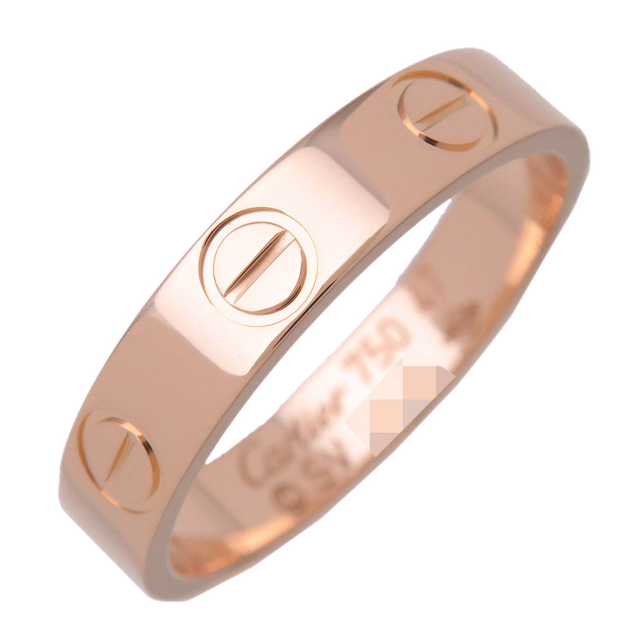 Cartier Mini Love Ring K18 750PG Rose Gold #47 US4.5 EU47 HK8.5