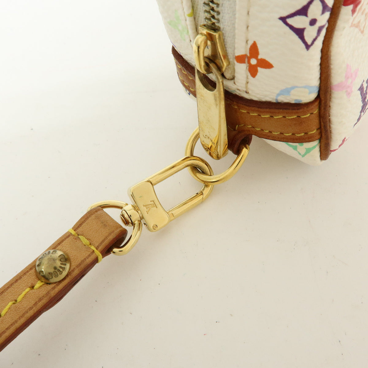 Louis Vuitton Monogram Multicolor Trousse Wapity Pouch Blanc M58033