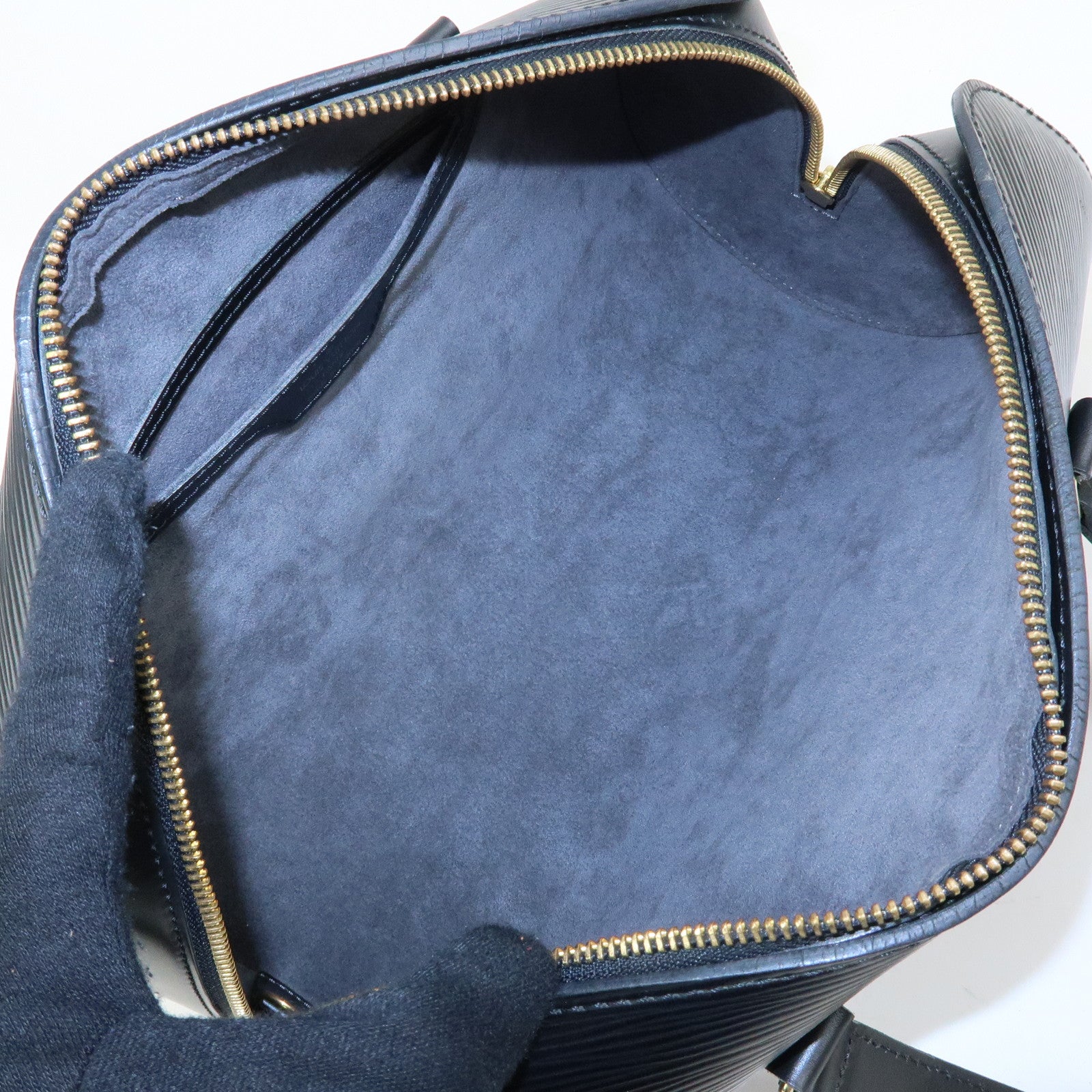 Louis Vuitton Epi Soufflot Shoulder Bag Hand Bag Noir M52222
