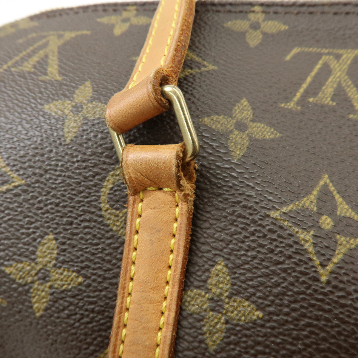 Louis Vuitton Monogram Papillon 30 Hand Bag Brown M51385