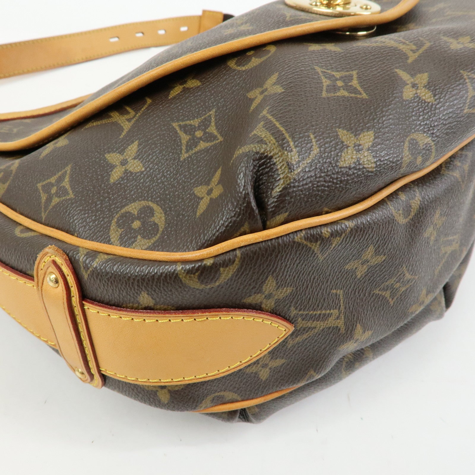 Louis Vuitton Monogram Tulum GM Shoulder Bag Brown M40075