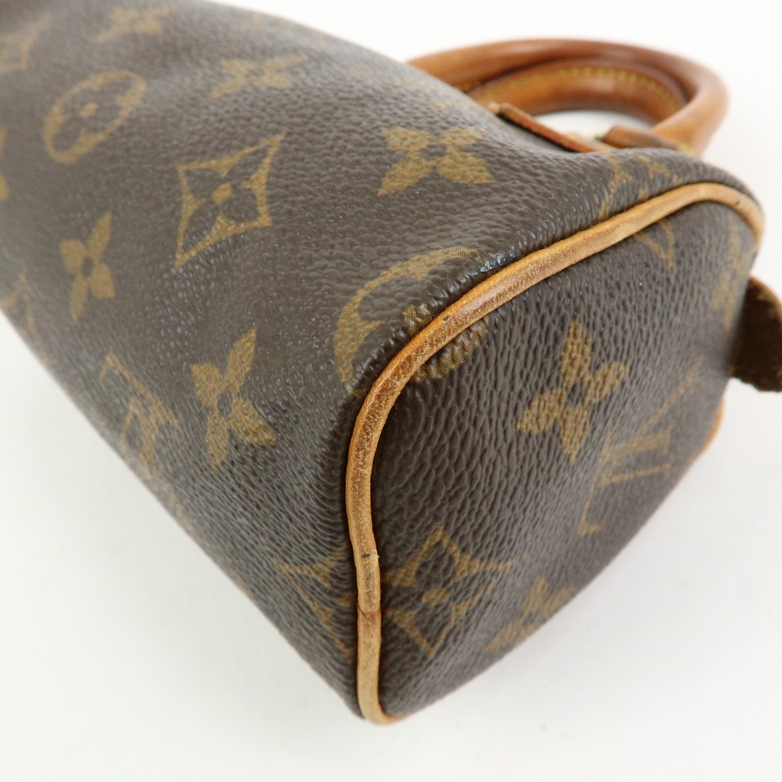 Louis Vuitton Monogram Mini Speedy & Strap 2Way Hand Bag Brown M41534