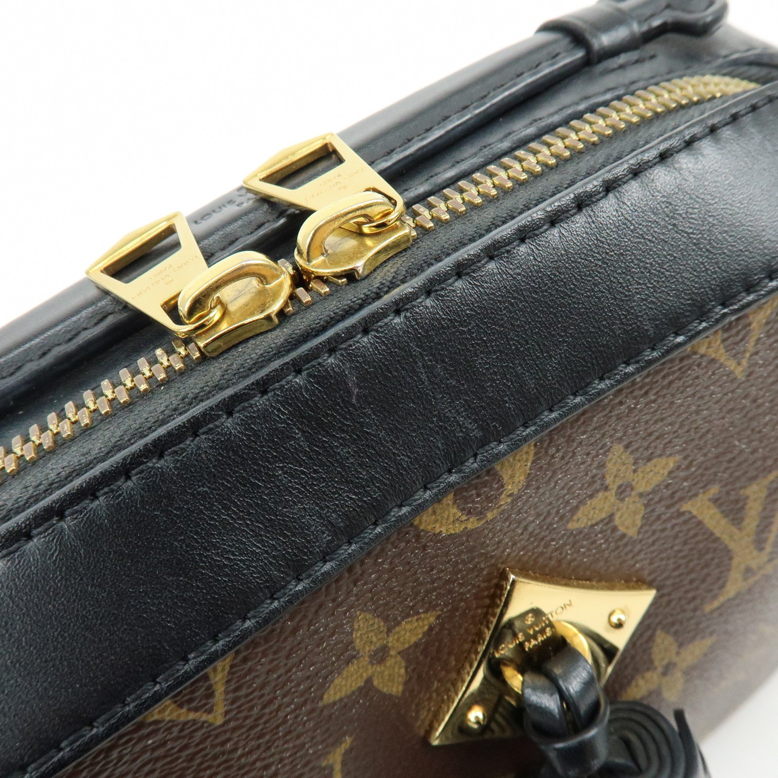 Louis Vuitton Monogram Saintonge Shoulder Bag Crossbody Bag Noir M43555