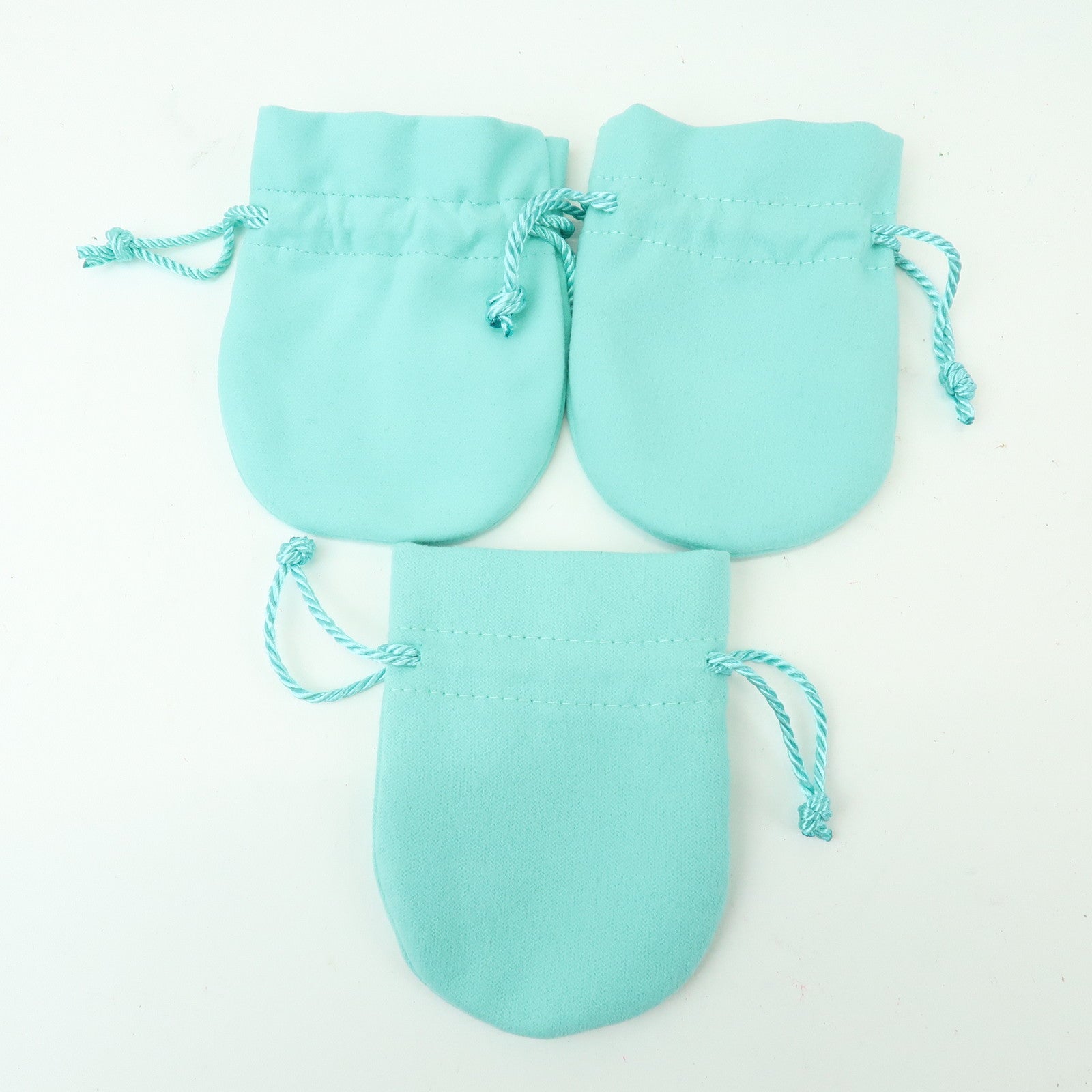Tiffany&Co. Set of 9 Jewelry Box Drawstring Dust Bag Tiffany Blue
