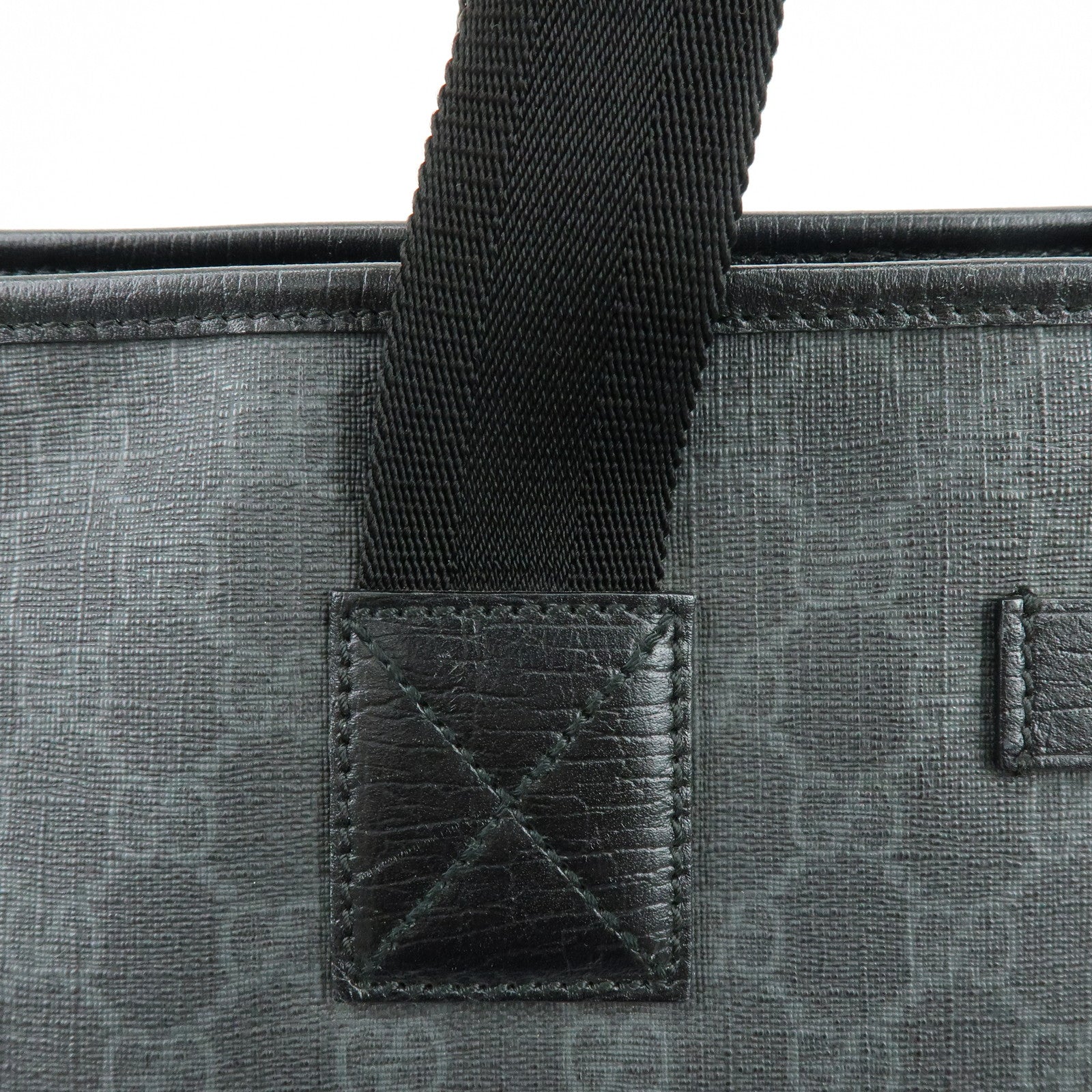 GUCCI GG Supreme 2Way Bag Hand Bag Shoulder Bag Black 162785