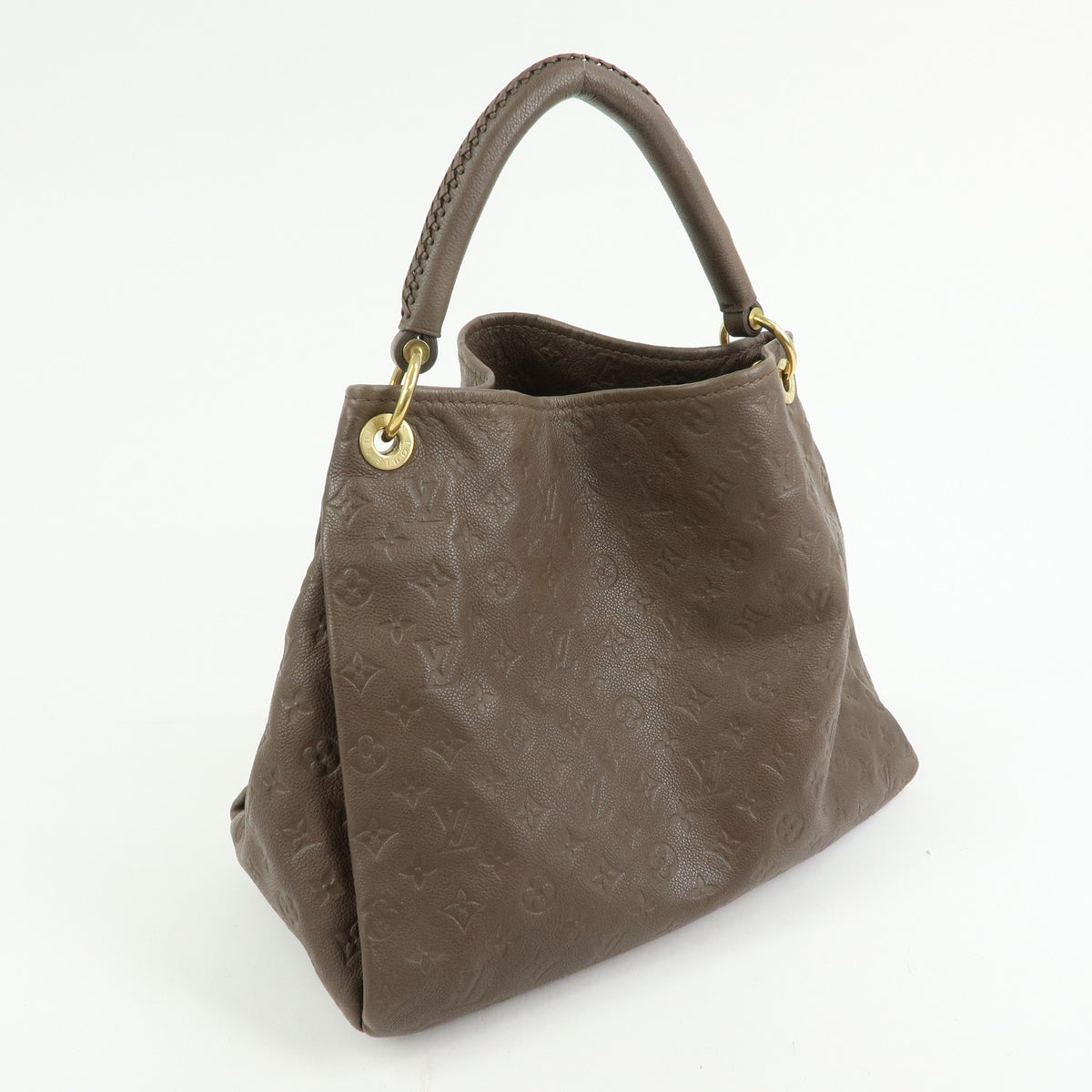 Louis Vuitton Monogram Empreinte Artsy MM Hand Bag Terre M94171