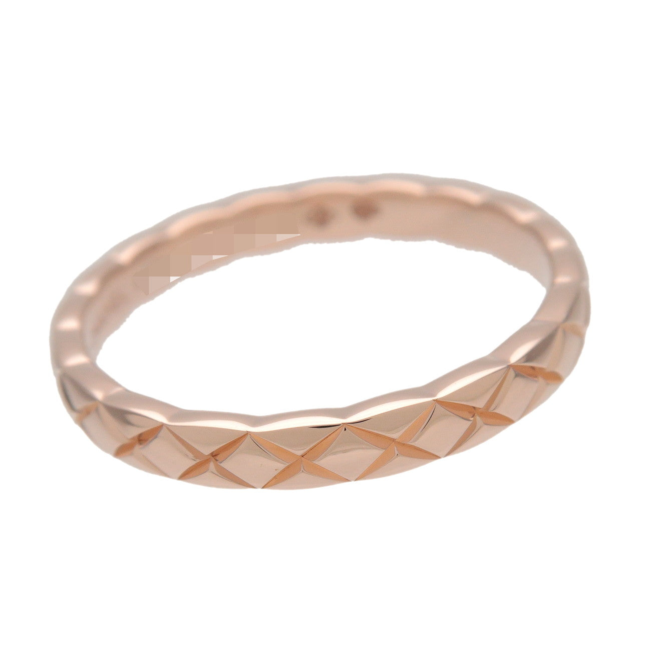 CHANEL COCO Crush Ring Mini K18 750PG Rose Gold #56 US 7.5 EU 56 J11785