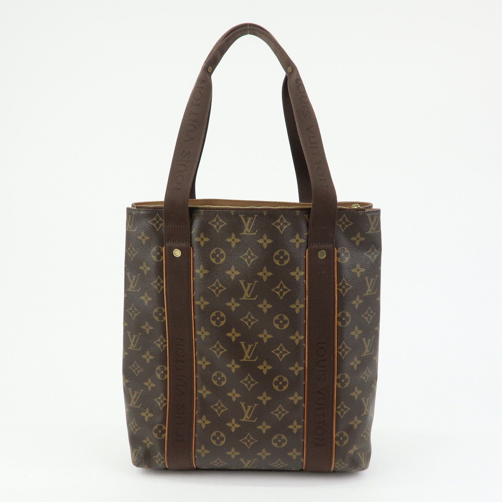 Louis Vuitton Monogram Cabas Beaubourg Tote Bag Brown M53013