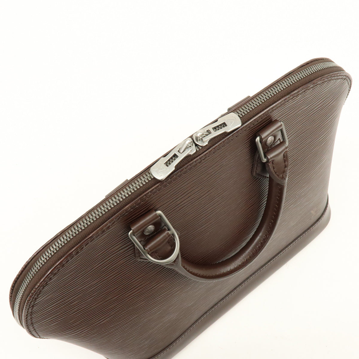 Louis Vuitton Epi Alma Leather Hand Bag Mocha Brown M5214D