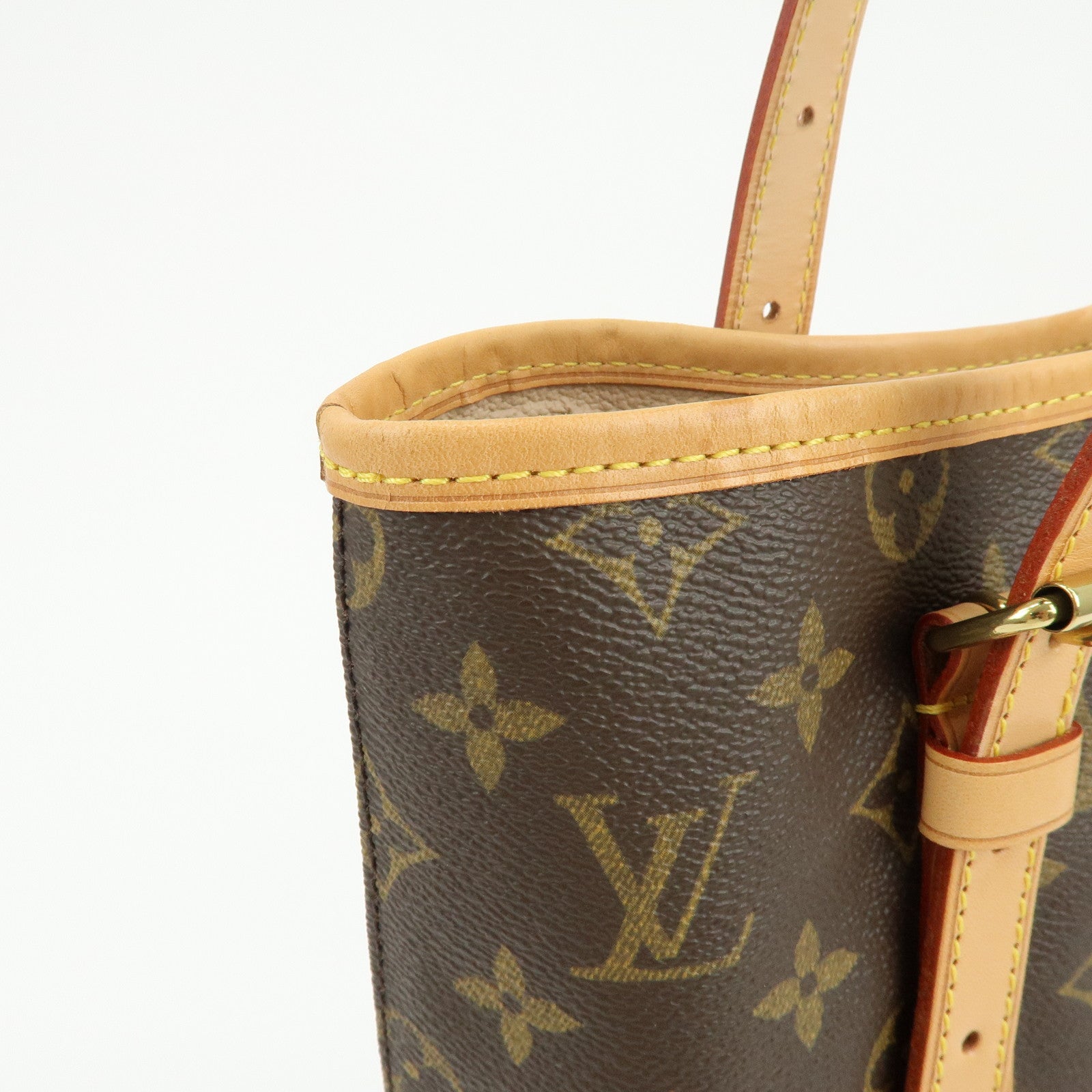 Louis Vuitton Monogram Bucket GM Tote Bag Shoulder Bag M42236